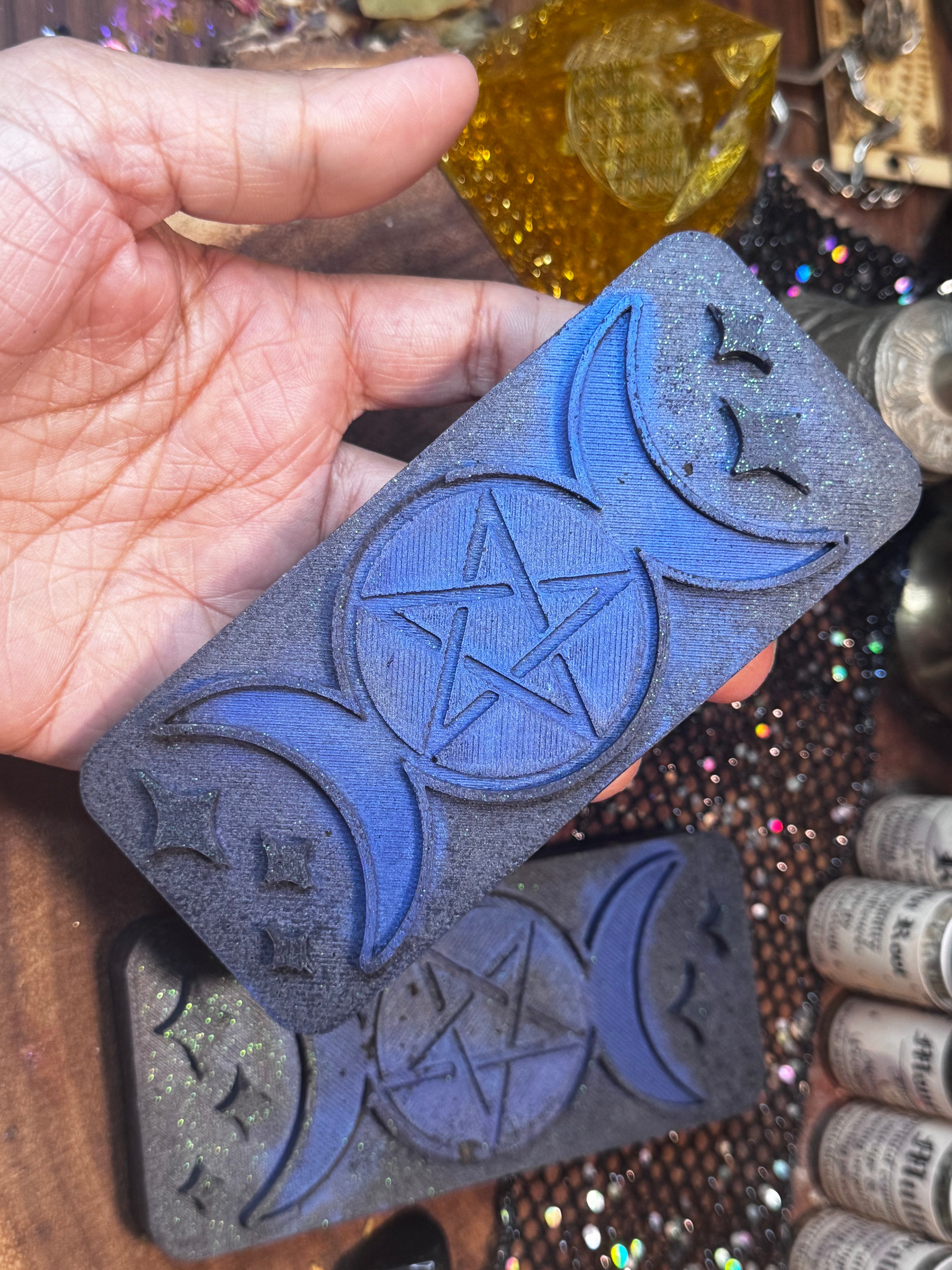 Protection Wax Melts - Protects Against Negative Energy, Witchcraft Supplies, Wiccan Rituals, Pagan Decor, Witching Hour Jasmine Scent