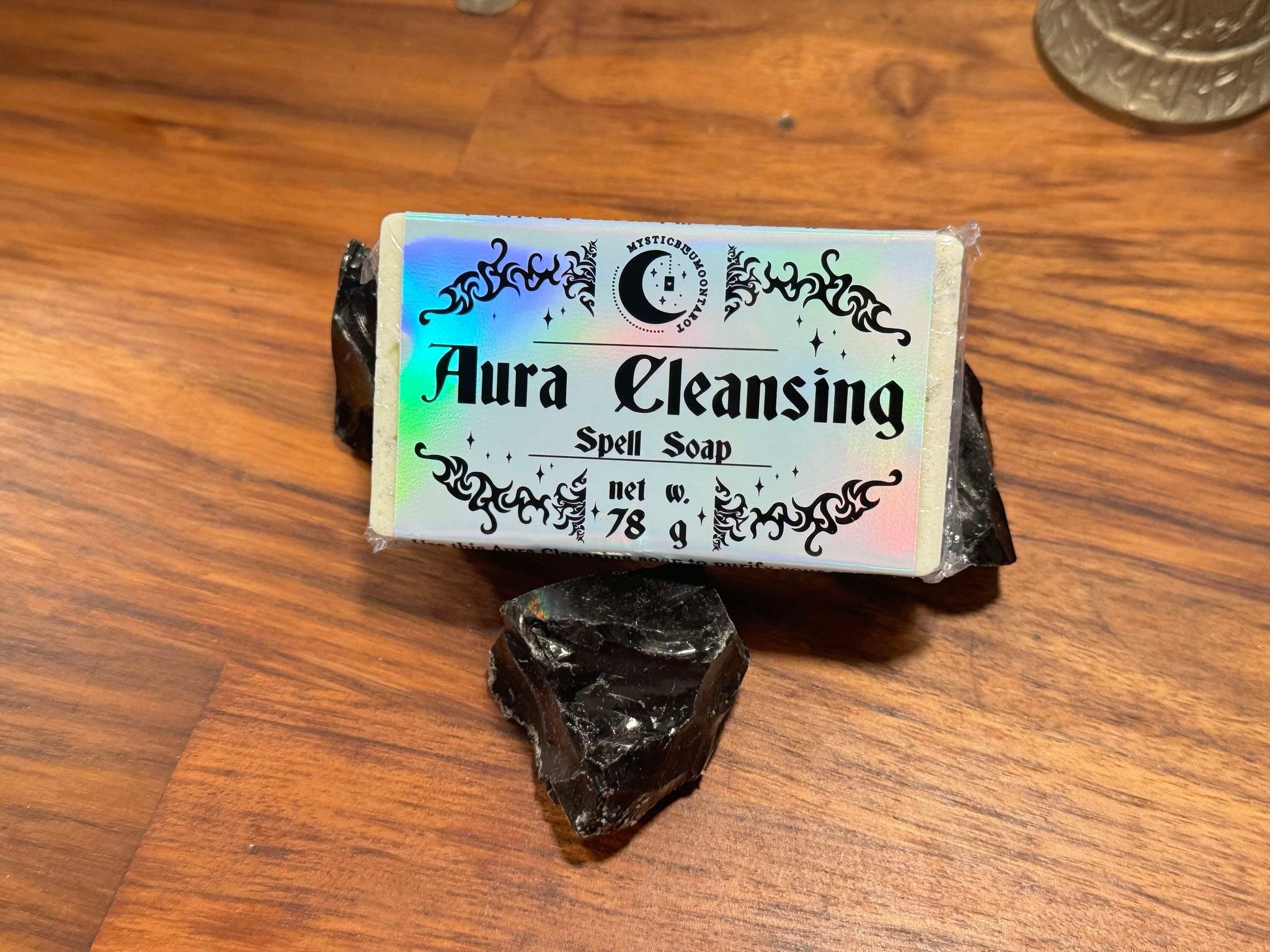 Aura Cleansing Spell Soap | Homemade Goat Milk Soap Organic Natural | Cleanse and Balance Your Aura | | Metaphysical Witchcraft Soap