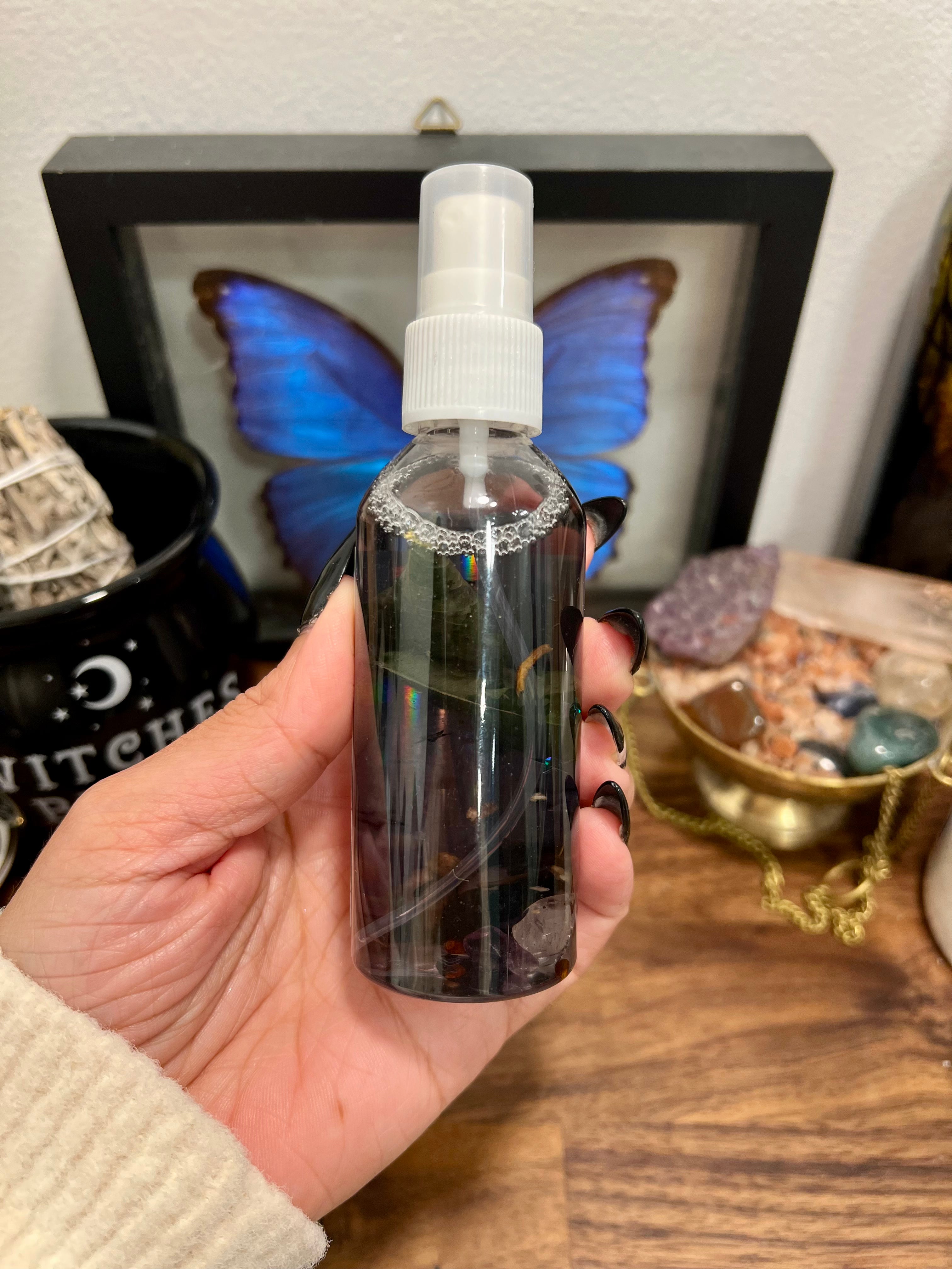 Protection Spray Cleanse: 2oz Smudge Spray - Remove Negative Energy and Purify Your Space