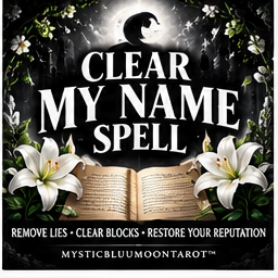 Clear My Name Spell by MysticBluuMoonTarot