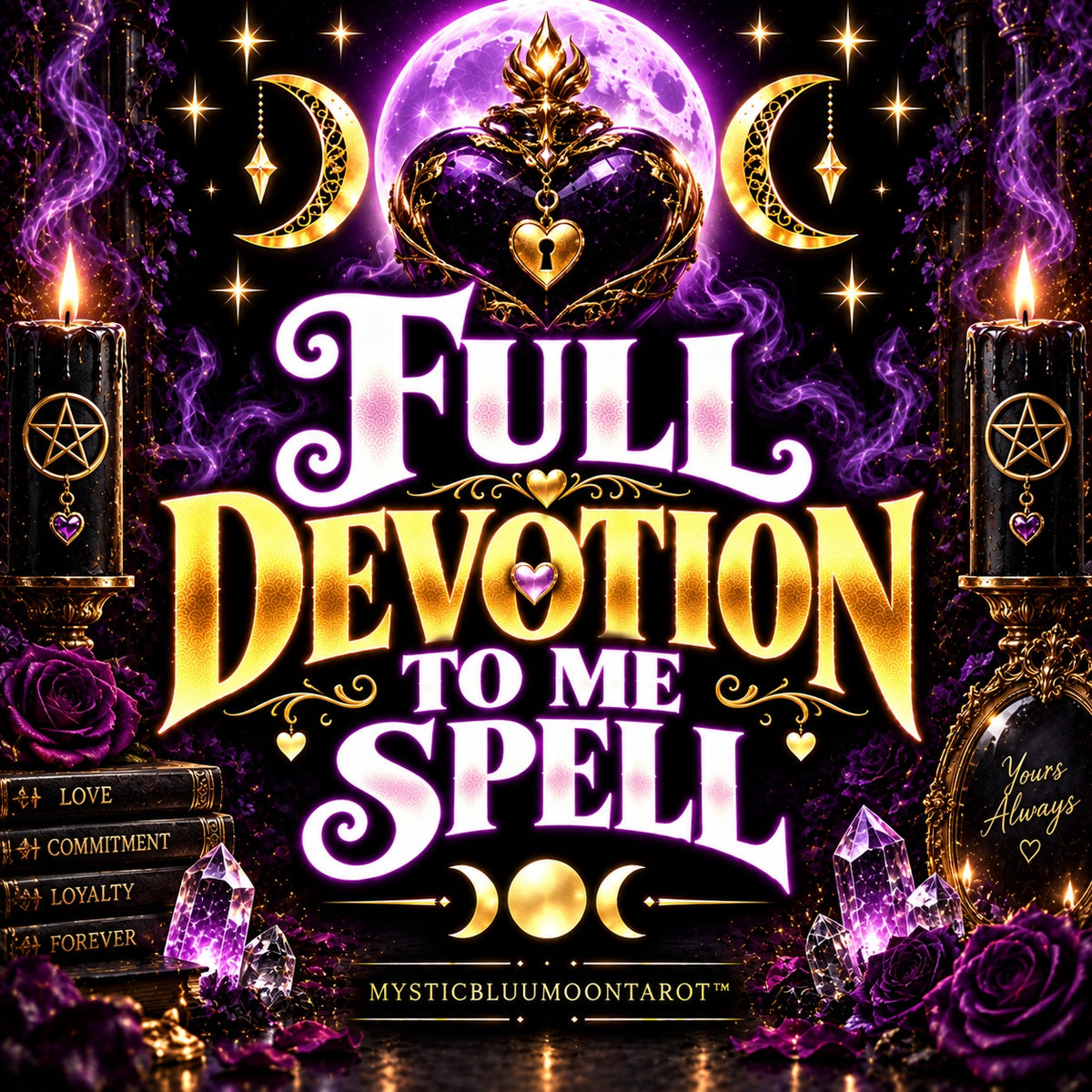 Full Devotion To Me Spell by MysticBluuMoonTarot