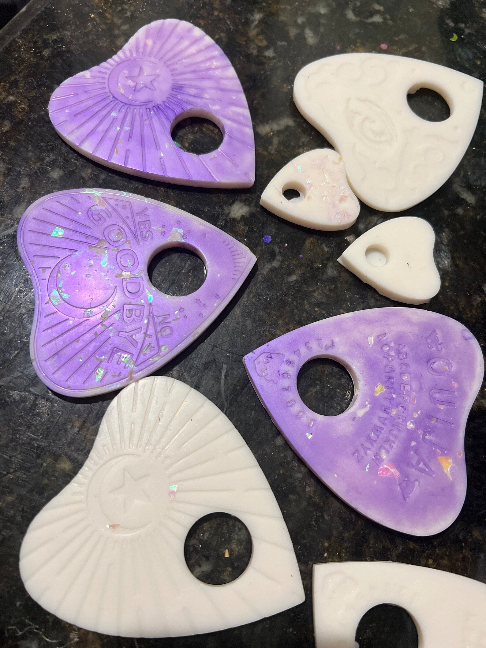 Planchette Magick Melts | Enchanting Scented Wax Tarts for Spiritual Divination Rituals | Witchcraft Home Decor | 4 Wax Melts