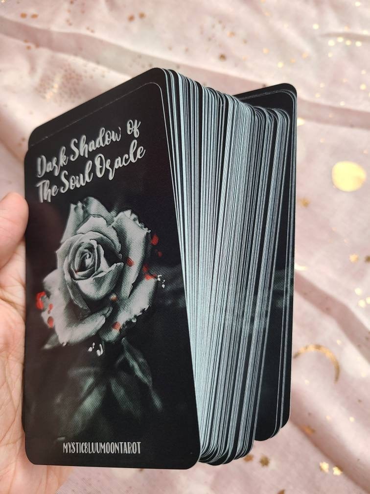 Original Dark Shadow Oracle Deck Dark Shadow Of The Soul 100 Cards Tarot Deck Personality Trait Twin Flame Deck Behaviors