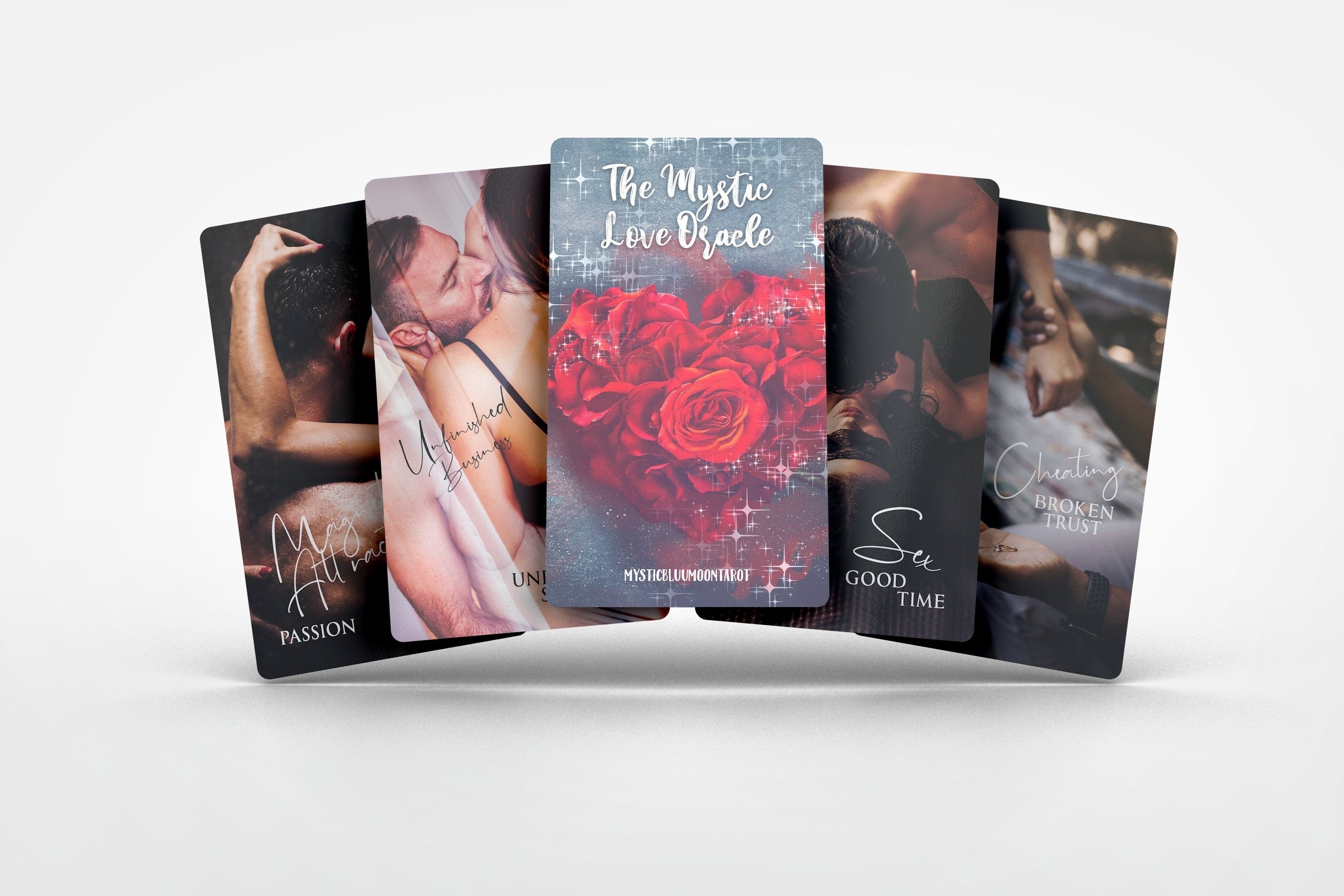 Love Oracle Deck Mystic Love Oracle Deck Tarot Deck Twin Flame Deck Love Oracle Cards Messages