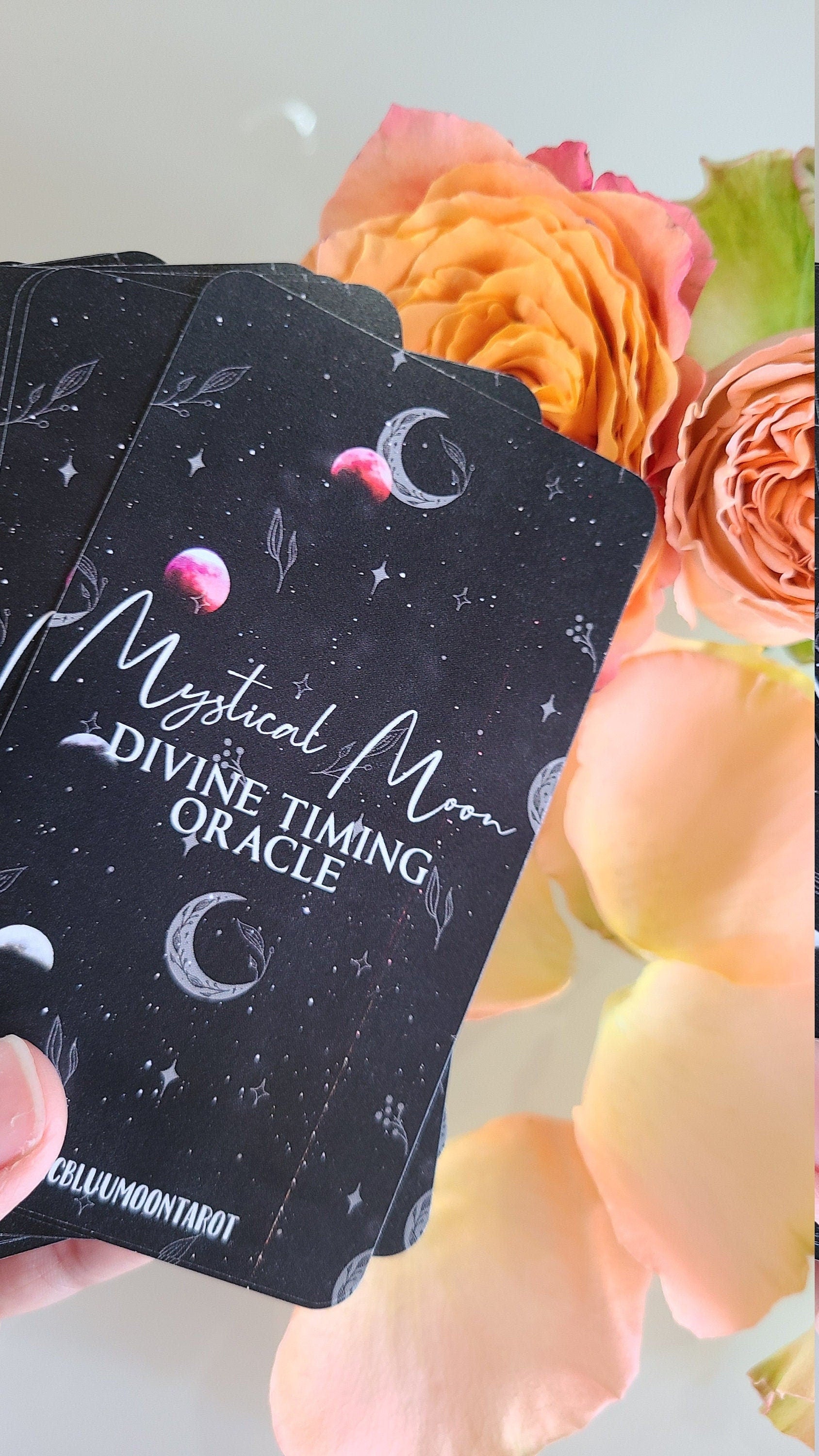 Timing Oracle Deck Time Frame Cards Mystical Moon Situations Twin Flame Deck Tarot Deck Oracle Cards Cosmic