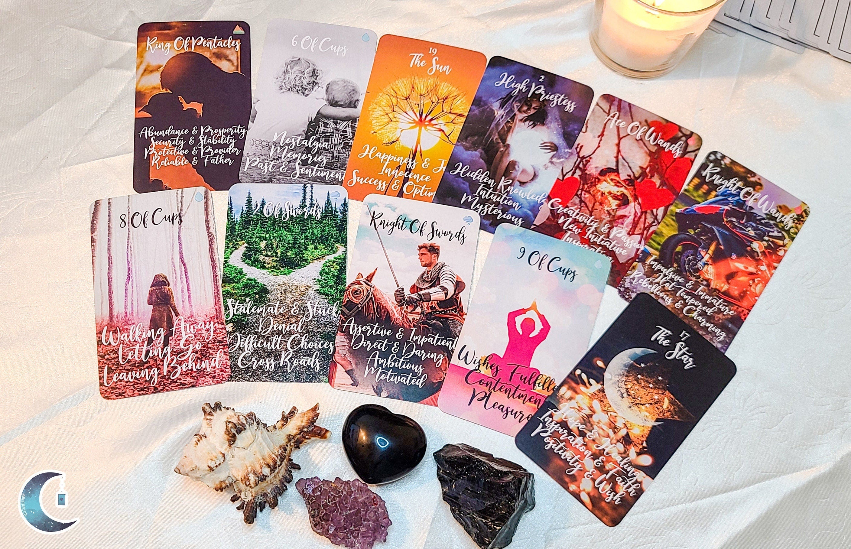 Twin Flame awakened PathTarot Card Deck 78 Cards