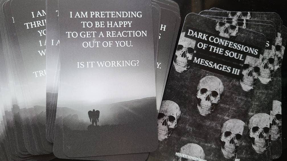 Dark Confessions Of The Soul Messages 3 Oracle Deck