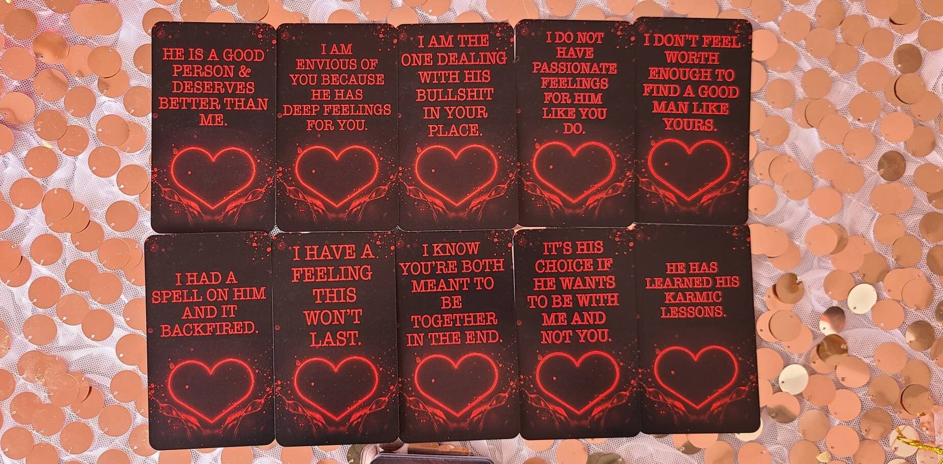 KARMIC 1 Oracle Deck Tarot Deck Twin Flame Deck Love Oracle Cards Karmic Messages