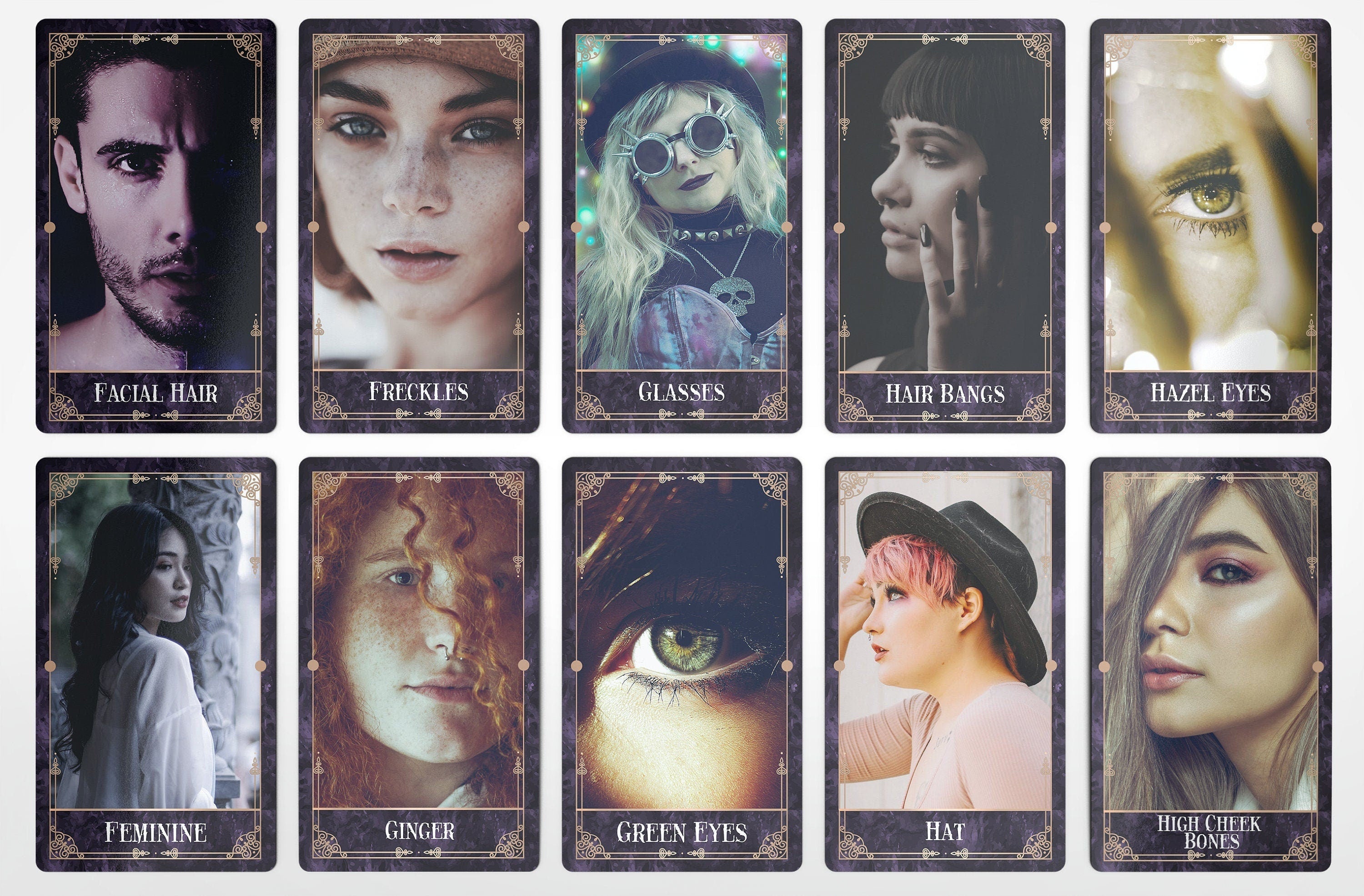 Mystic Flames Oracle Deck Physical Features Tarot Deck Oracle Card Love Gothic Style Traits