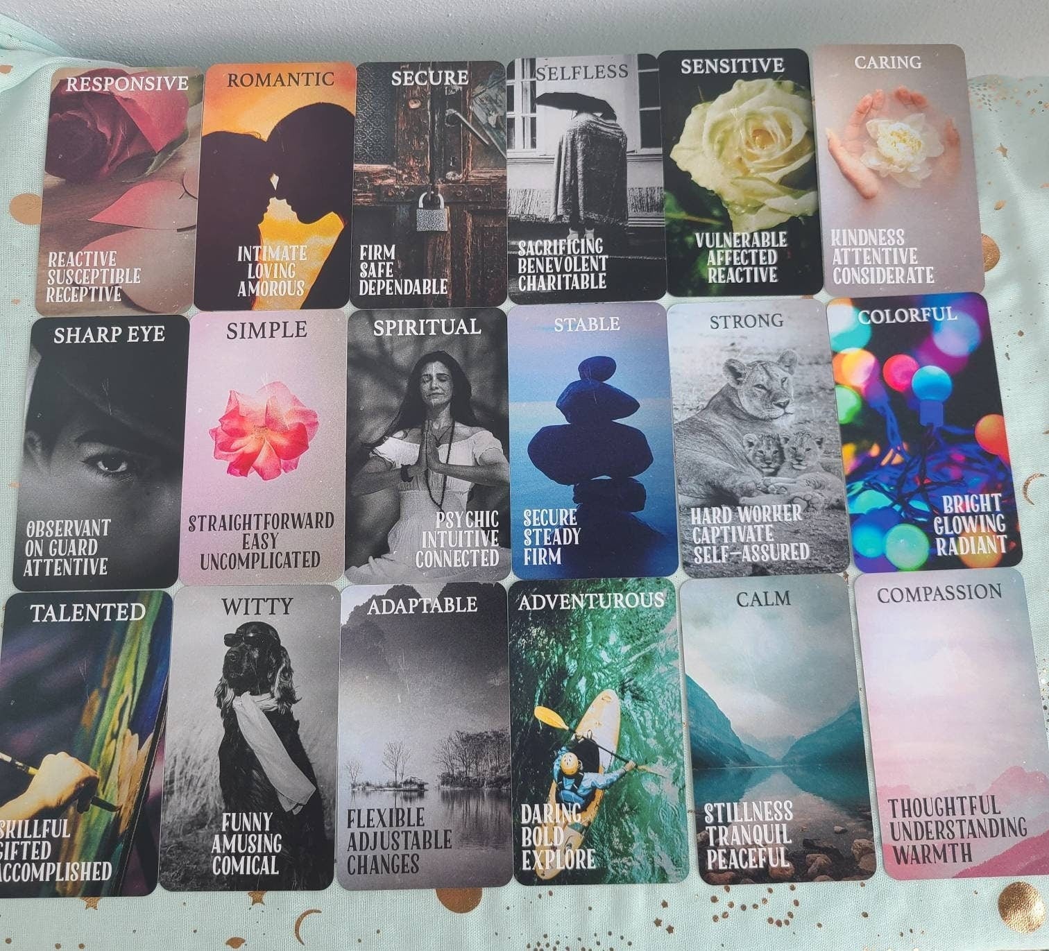 Oracle Cards Mystic Souls Oracle Deck Tarot Deck Twin Flame Deck Love Keywords Meaning Personality Messages Deck