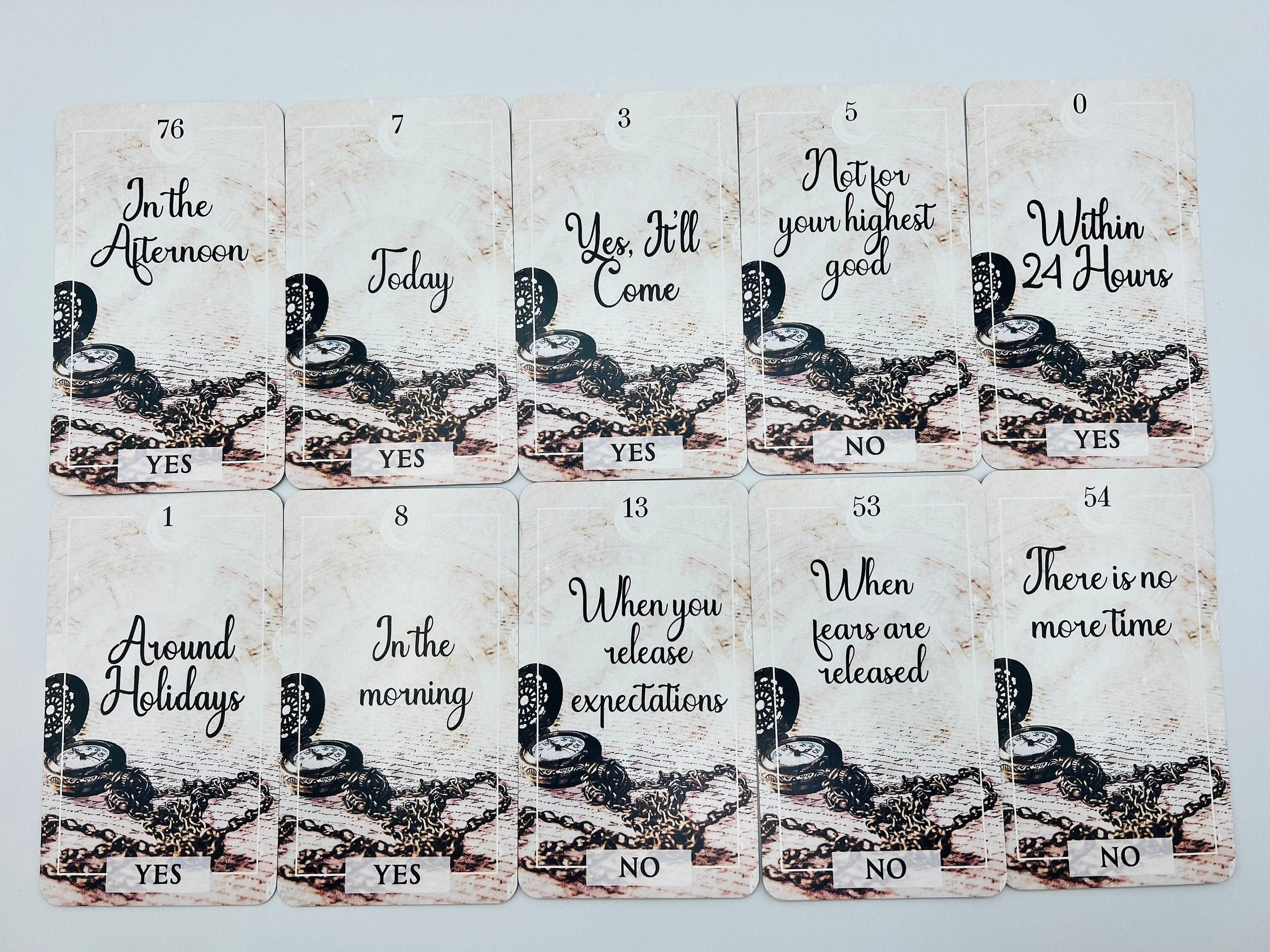 Precise Timing Oracle Deck Time Frame Cards Divine Twin Flame Deck Tarot Card Tarot Deck Yes Or No