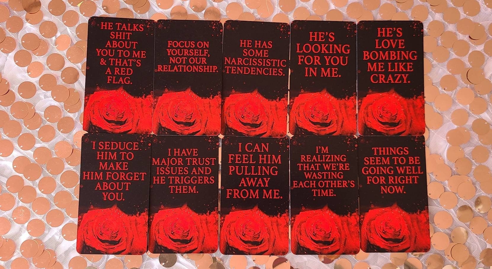 KARMIC Confessions 2 Oracle Deck Tarot Deck Twin Flame Love Messages