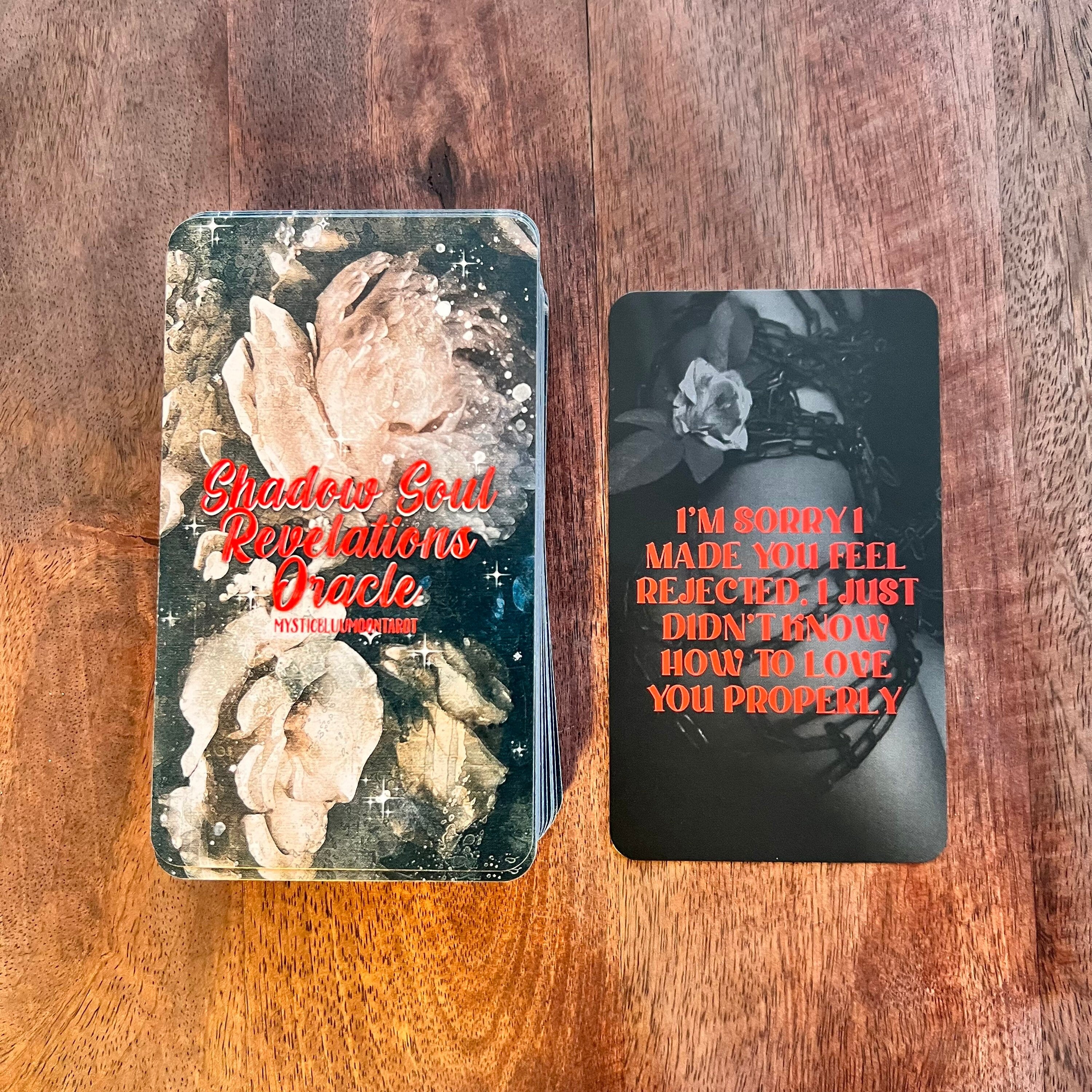 Shadow Soul Revelations Oracle Deck Tarot Deck Twin Flame Deck Love Oracle Cards Messages Deck