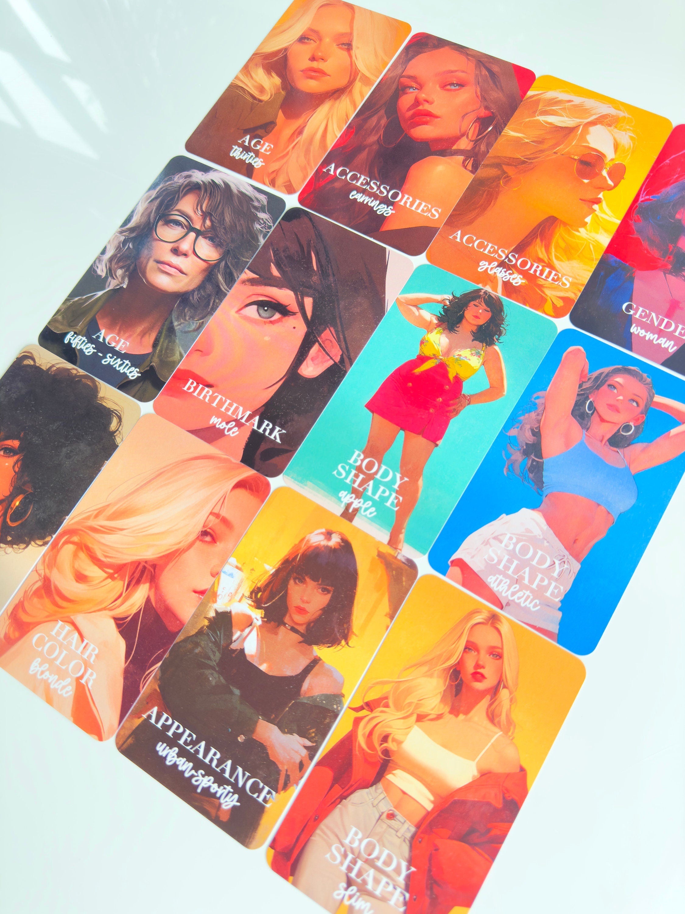 Physical Features Oracle Cards Deck, Mystic Fusion, Describe A Person In A Tarot Reading, Appearances Oracle, Tarot Cards Deck, Keywords