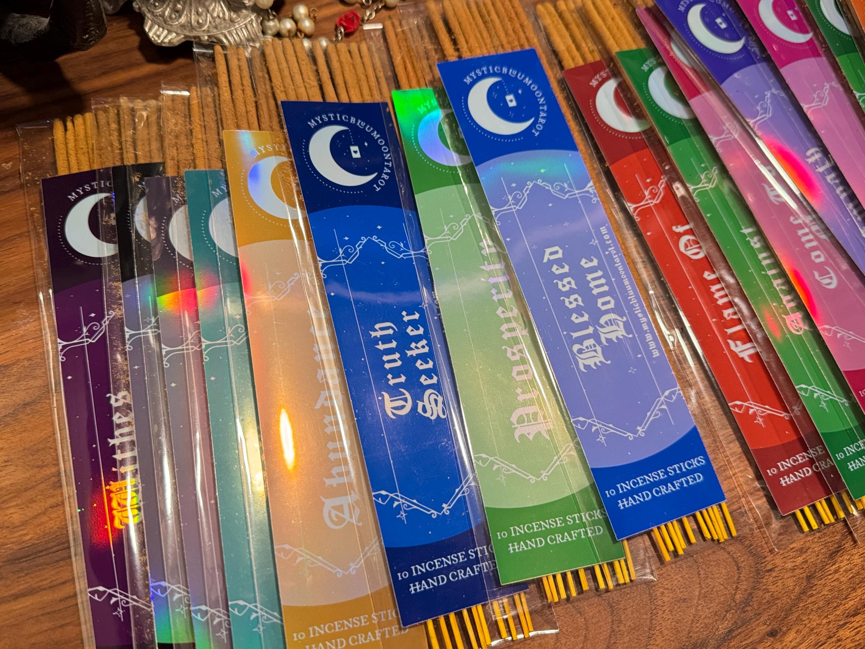 Hand-Crafted Intention Incense Sticks for Rituals, Spells, and Cleansing