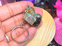 Money Spell Jar Bottle Keychain | Spiritual Jewelry | Lodestone Good Luck Prosperity Hoodoo