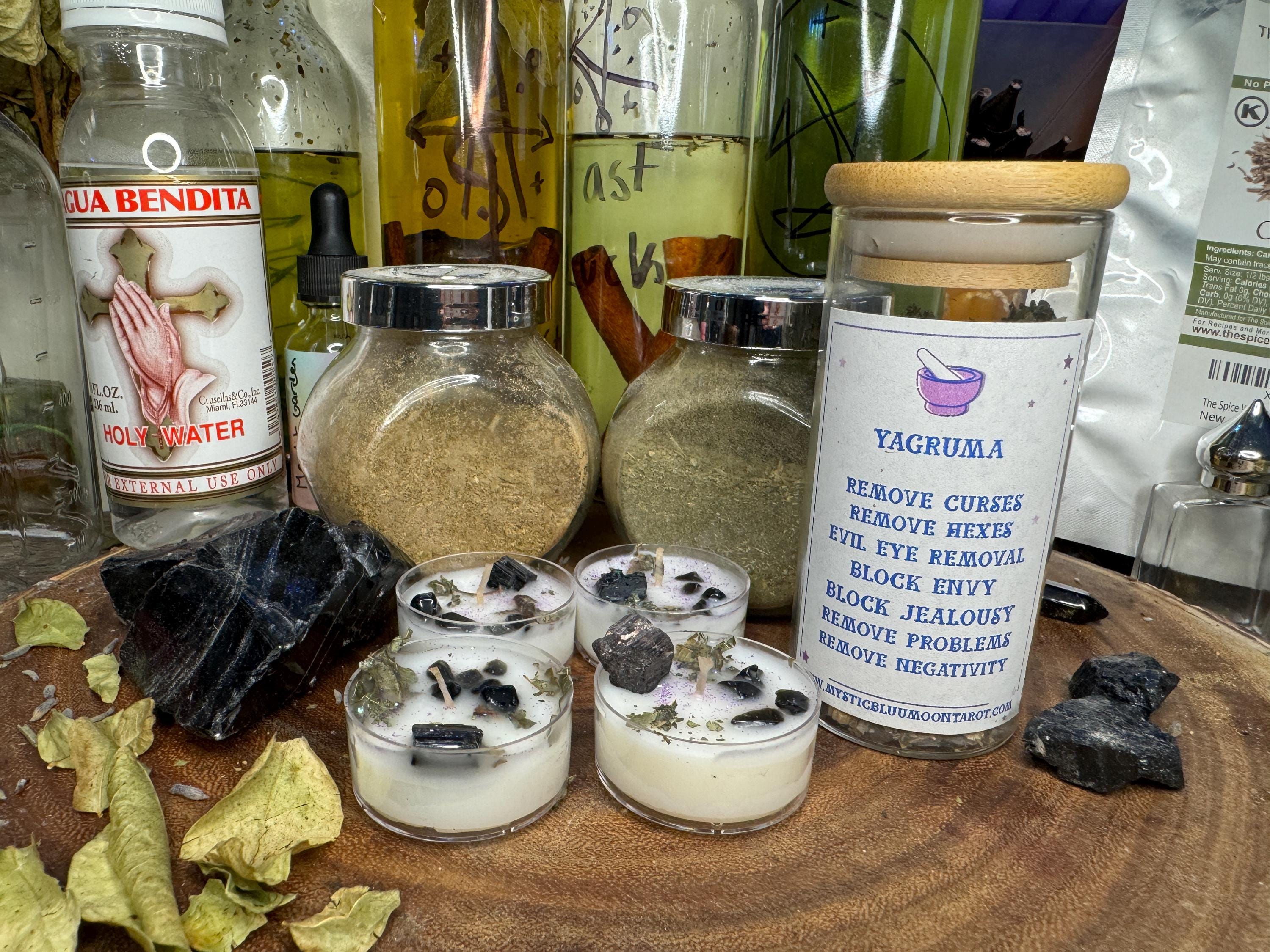 Intention Tealight Candle Set | Soy Wax Ritual Candles for Protection, Cleansing & Spiritual Practice