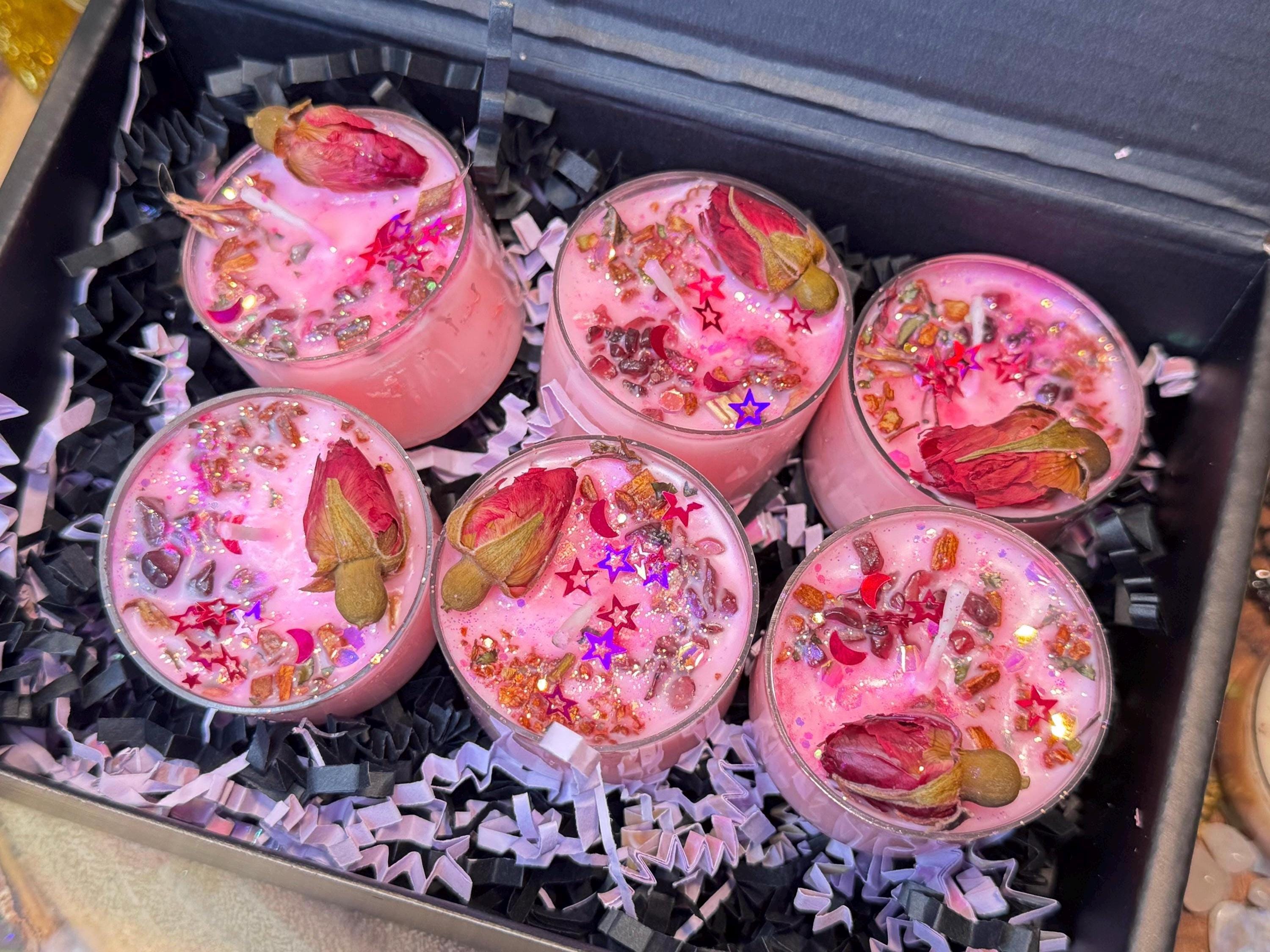 Lust Tealight Candles, Sexual Desires Attraction Curio Herbs For Spellwork, root herbs, Nautral Curio Spell, Magical Herbs, Witchcraft Suppl