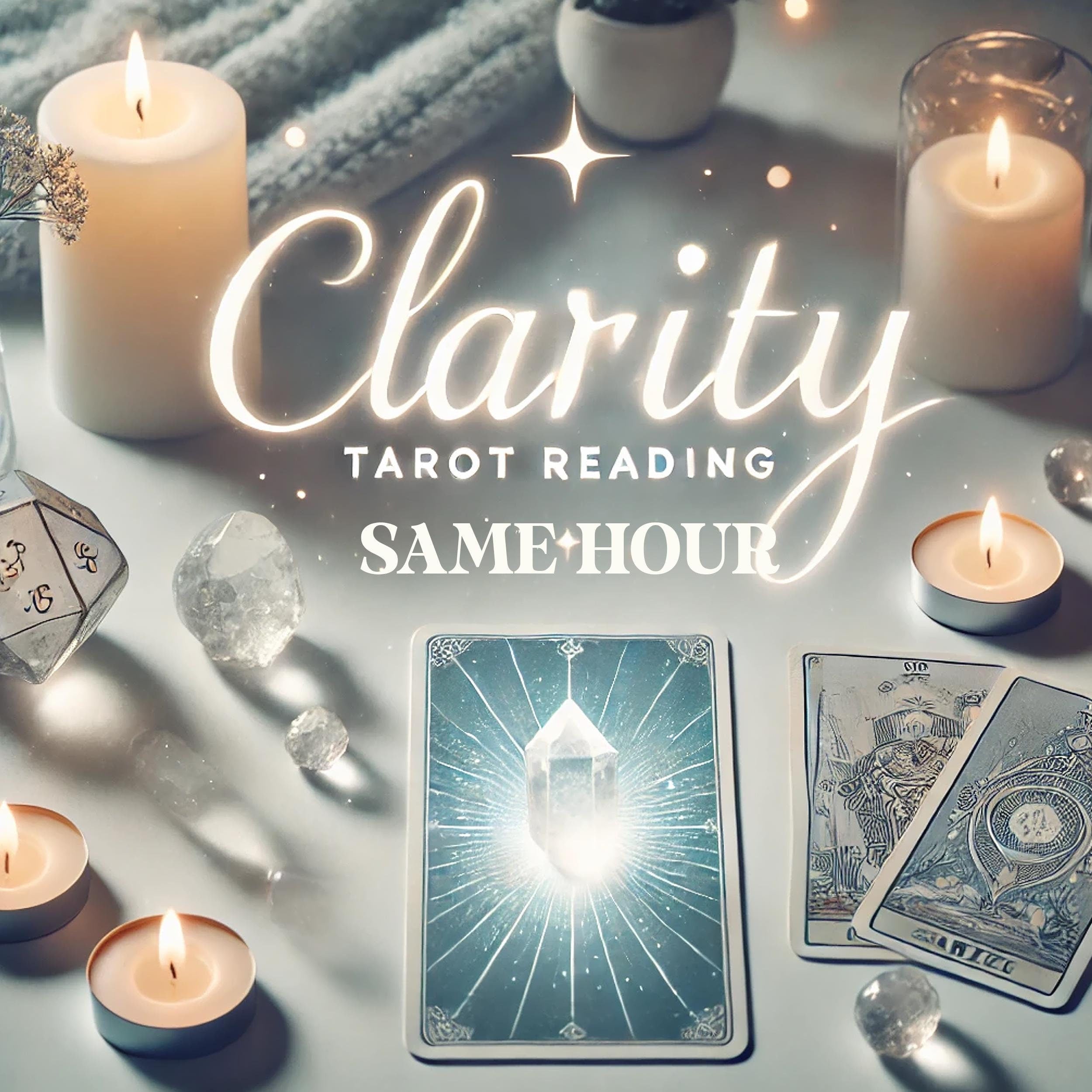 Clarity Same Day Fast Psychic Tarot Reading, Medium Reading with Tarot Cards, Gain Insight on Your Situation, Finances, Ex Lover Reading
