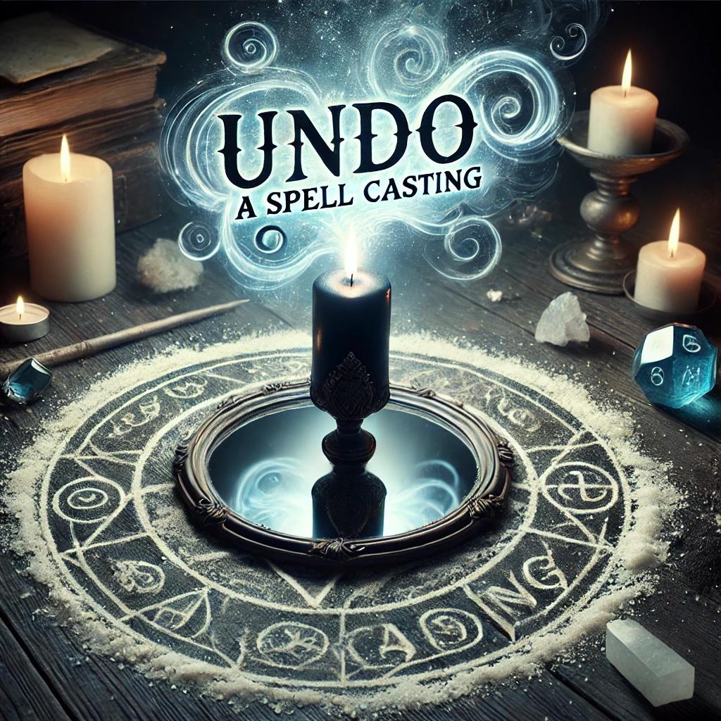 Undo A Spell Casting Service – Reverse A Spell’s Effect or Block The Energy Of The Spell, Stop Current Spell From Manifesting, Changed Mind
