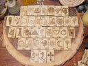 Wooden Lenormand cards set, Blessed Divination tools, Tarot divination, Intention | tarot reading listing graphic