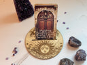 Tarot Card Display Stand | Card of the Day, Gift, Divination Decorative, 1 Oracle Card Didplay, Wood Engraved Altar Decoration
