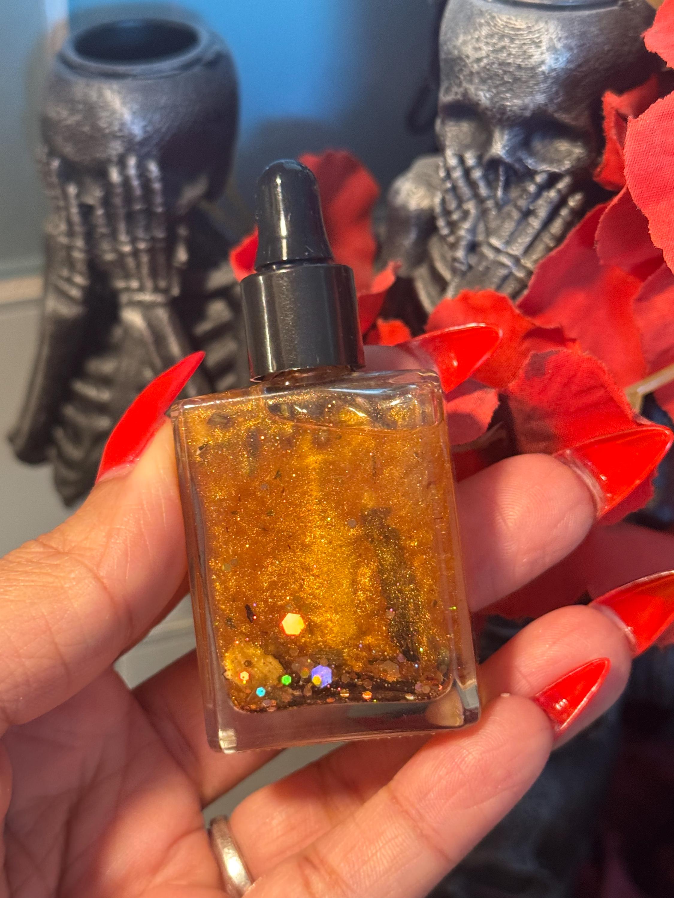 Glamour Spell Oil – Used for Confidence, Charm, and Magnetic Attraction, Perfume Oil with Pheromones, Used in Spellwork