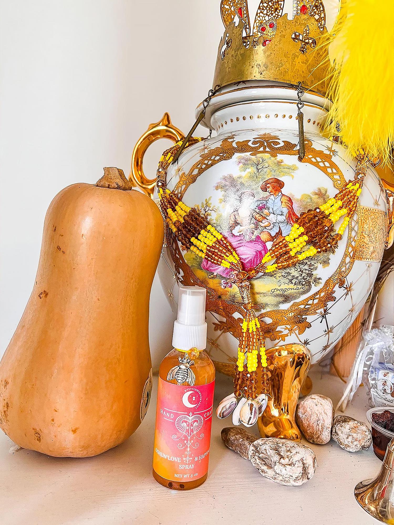 Oshun Love & Happiness Smudge Spray: Spiritual Cleansing, Uplifting Energy (2 oz)