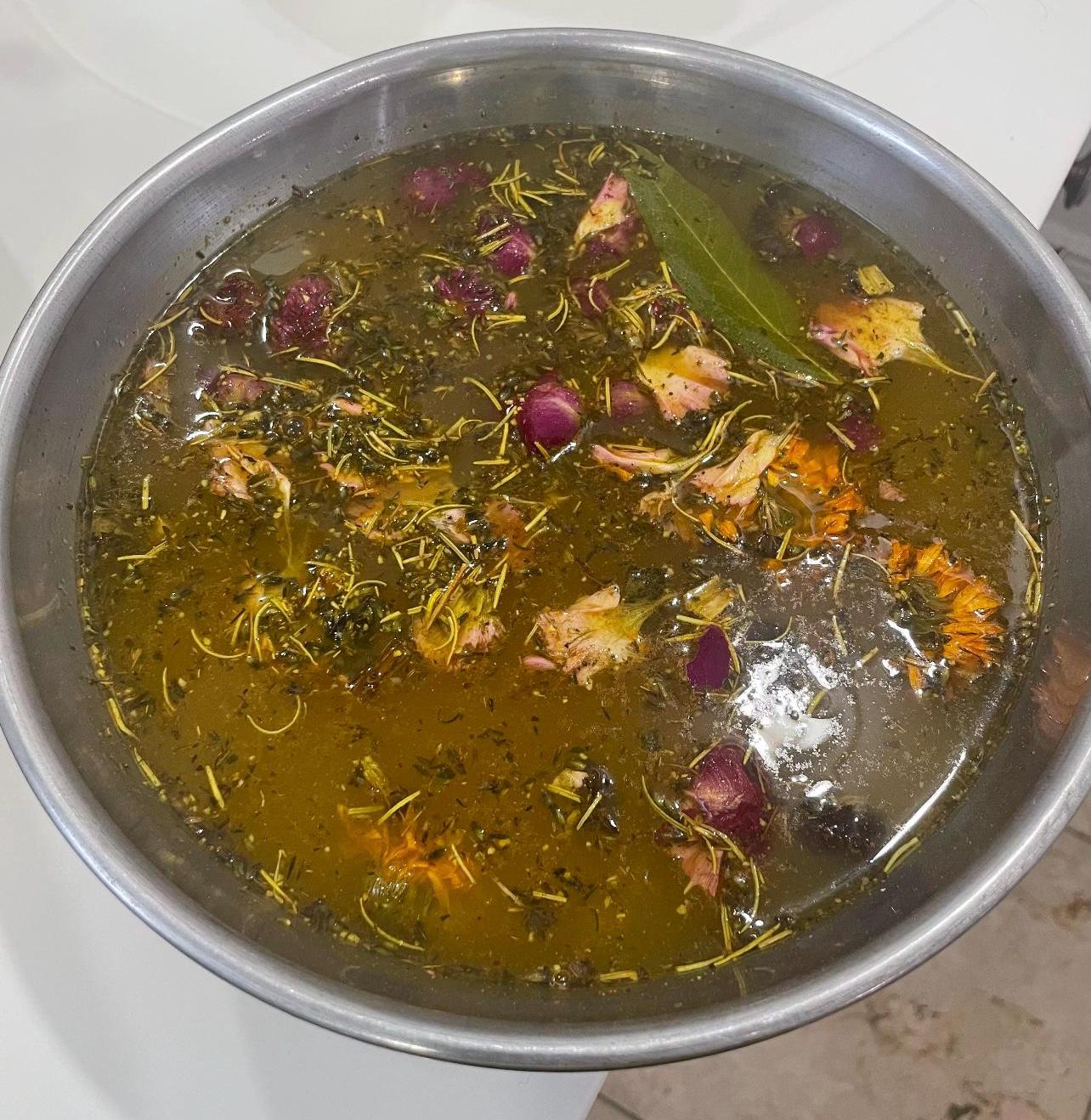 Reiki Infused Herbal Simmer Pot Kit – Witchy Ritual With Intentions – Spiritual Spell Herbs – Magic Infused Potpourri Blend