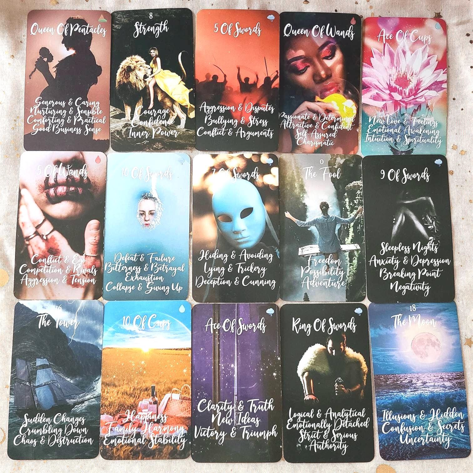 Twin Flame awakened PathTarot Card Deck 78 Cards