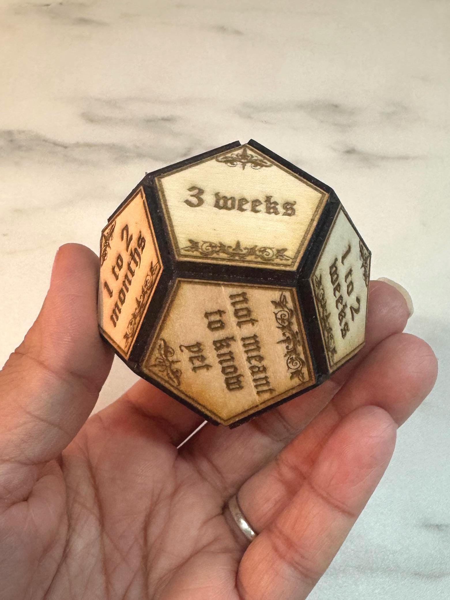 Divination Dice for Psychic Readings & Tarot Card Readings – Divine Timing Spiritual Tool, Spirit Communication Tool