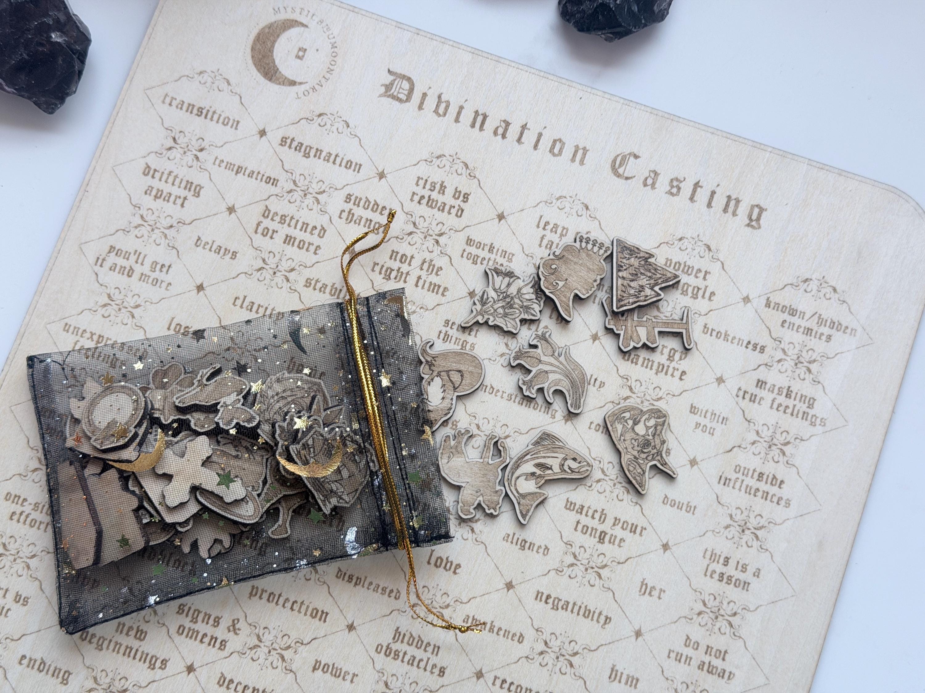 Charm Casting For Divination Readings: 36 Lenormamd Mini Symbols