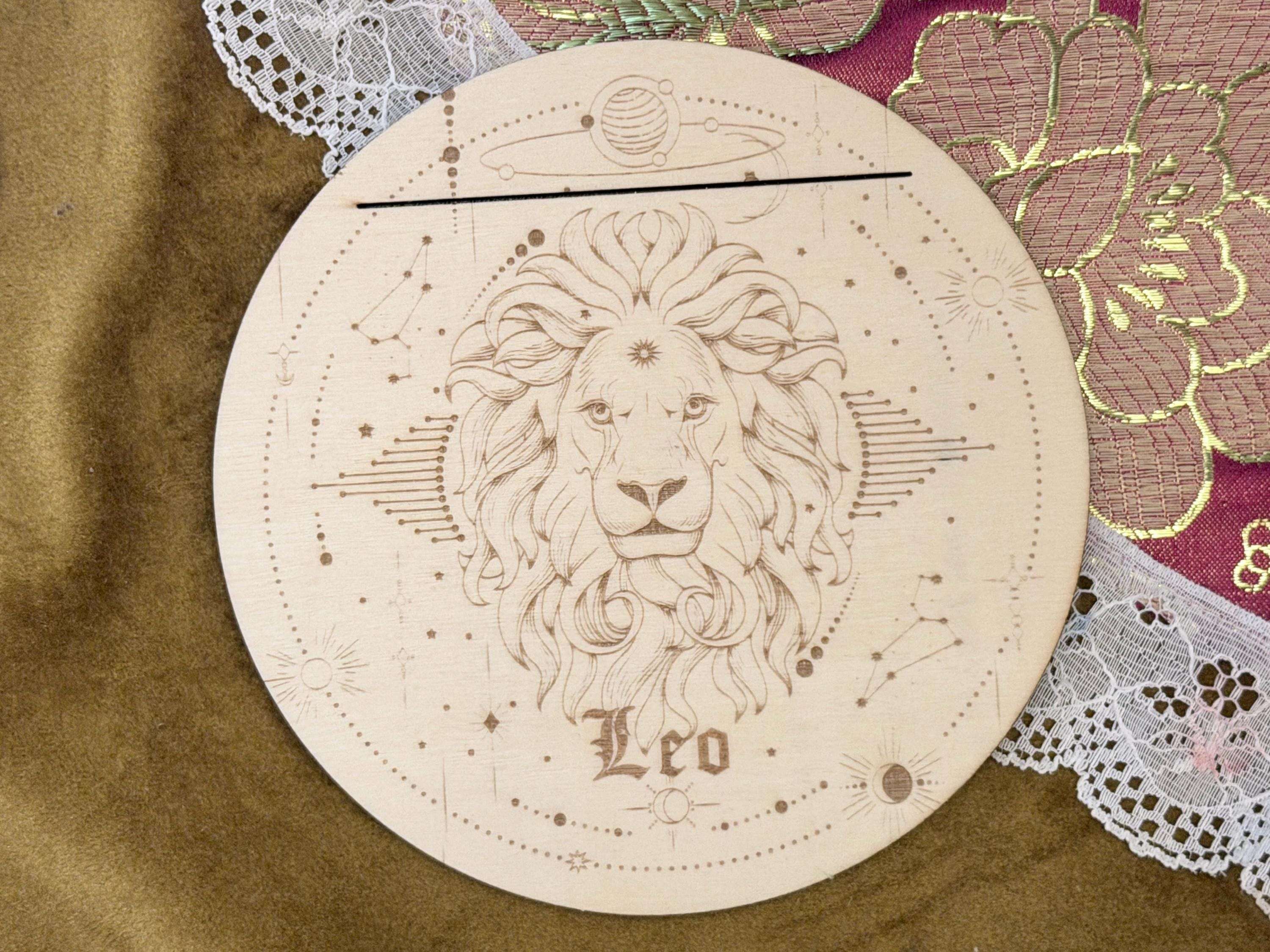 Zodiac Tarot Card Stand For Astrology Readings: Daily Celestial Altar Decoration