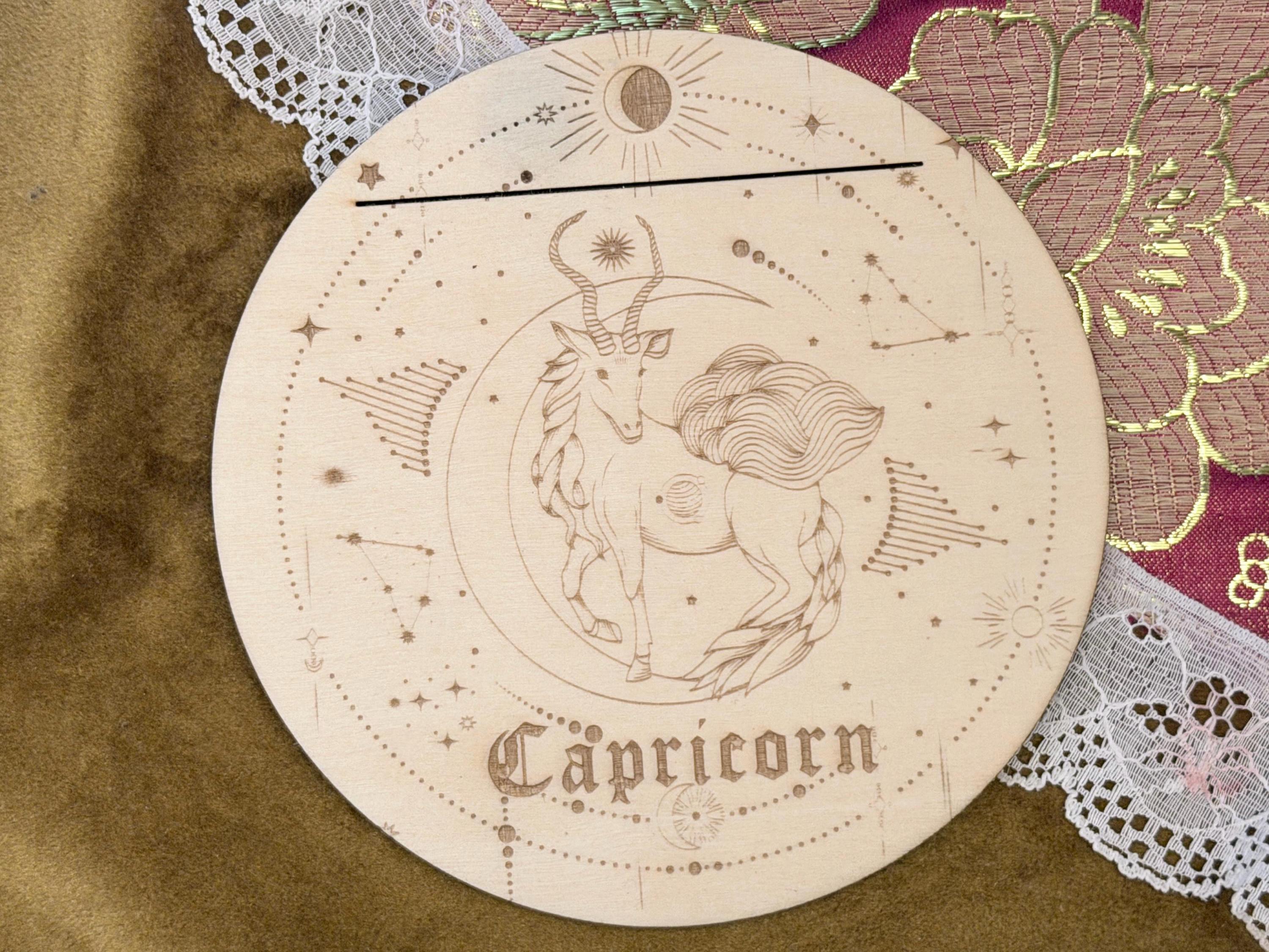 Zodiac Tarot Card Stand For Astrology Readings: Daily Celestial Altar Decoration