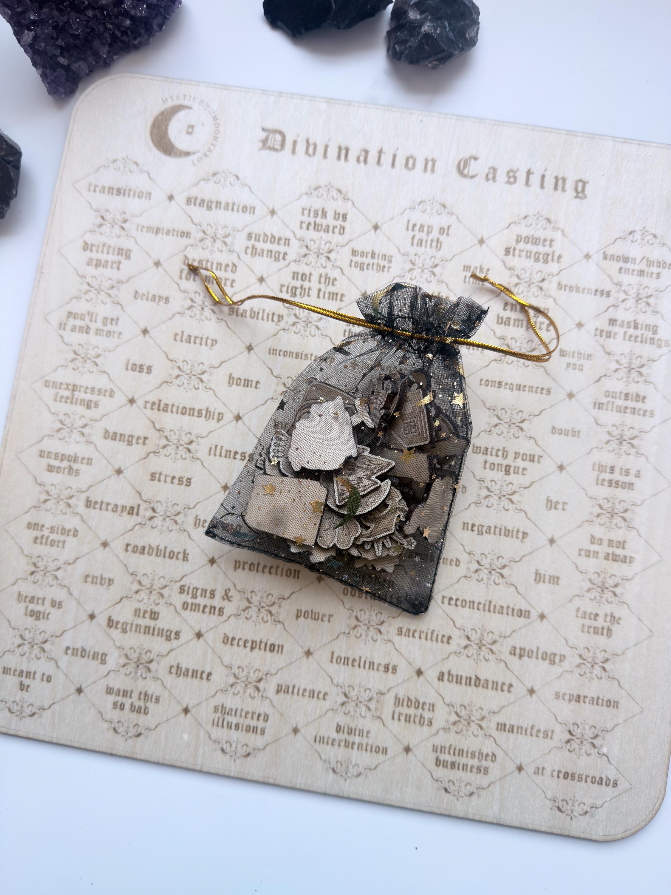 Charm Casting For Divination Readings: 36 Lenormamd Mini Symbols