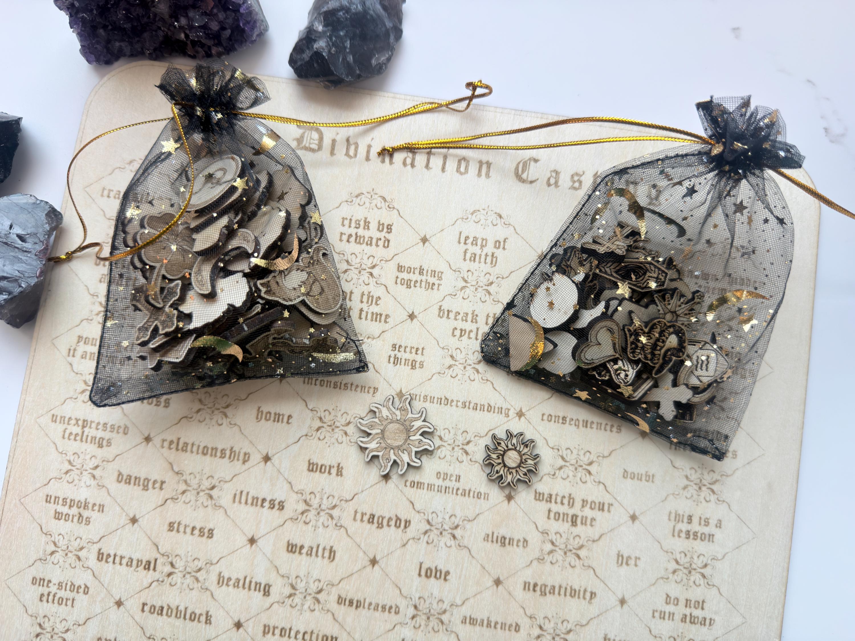 Charm Casting For Divination Readings: 36 Lenormamd Mini Symbols