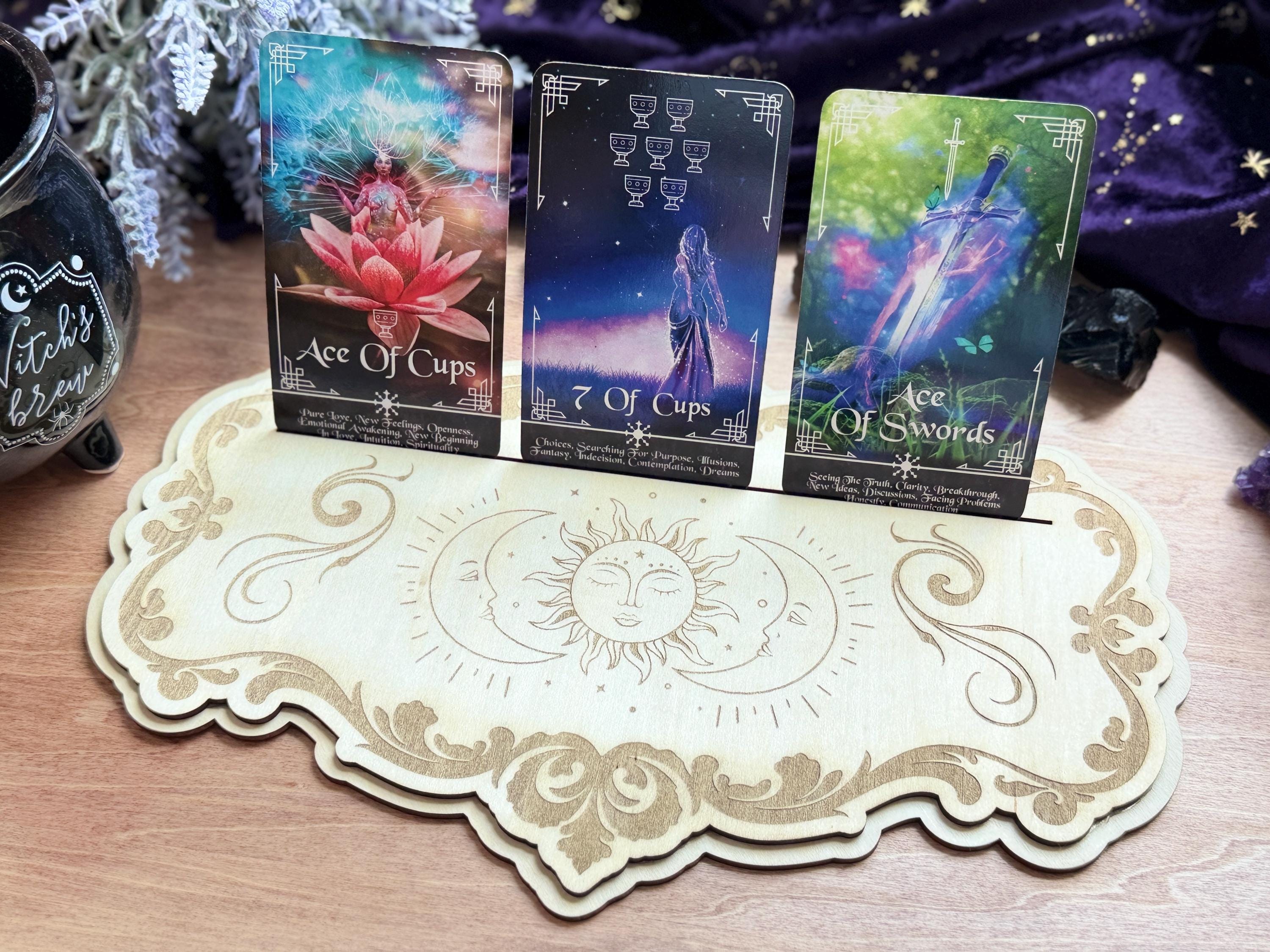 Handcrafted Tarot Card Holder: Altar Decoration, Oracle Card Stand