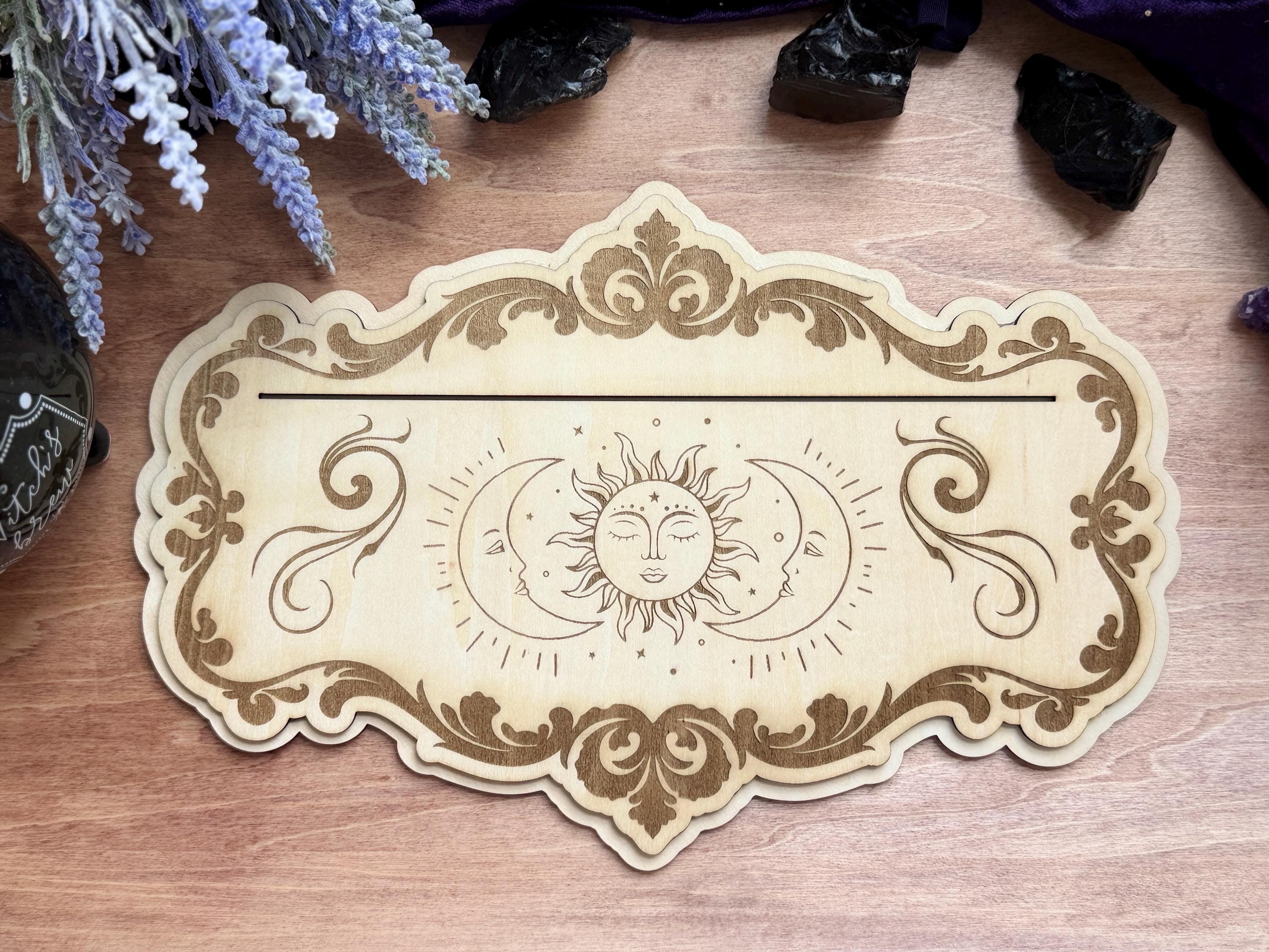 Handcrafted Tarot Card Holder: Altar Decoration, Oracle Card Stand