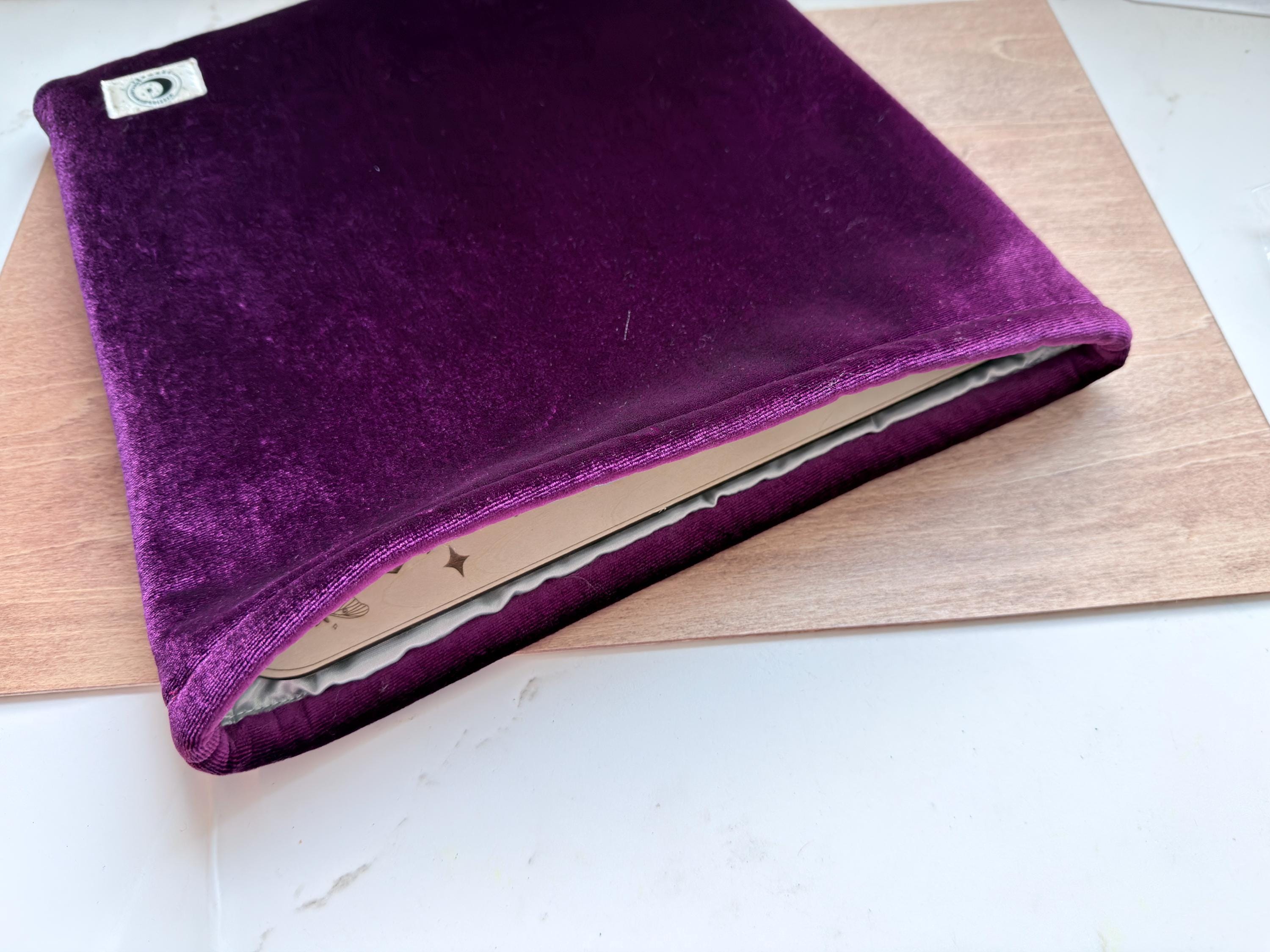 Plum Velvet Divination Casting Board Sleeve | Padded Altar Tool Pouch