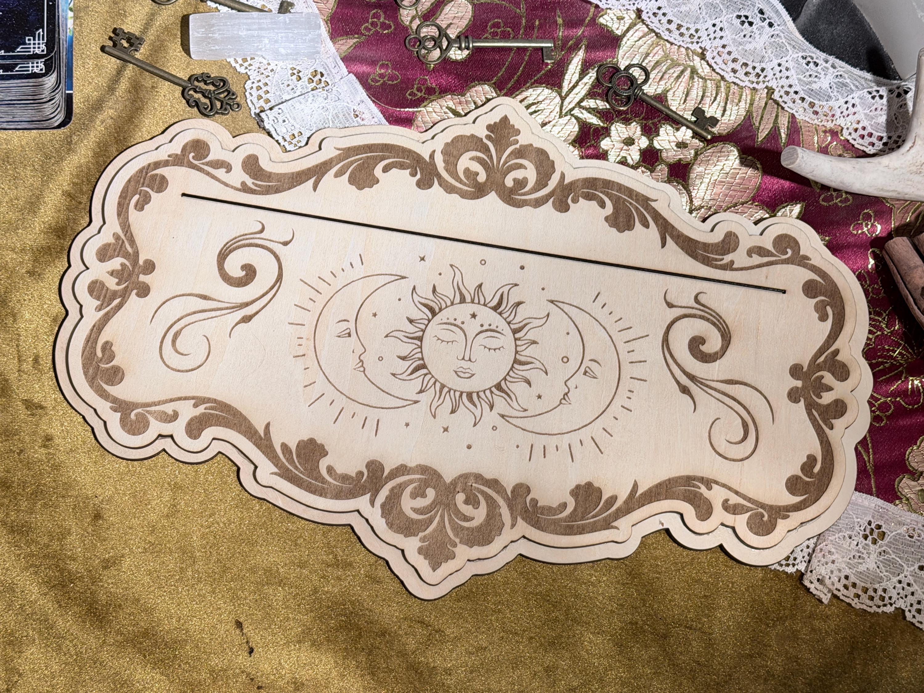 Handcrafted Tarot Card Holder: Altar Decoration, Oracle Card Stand
