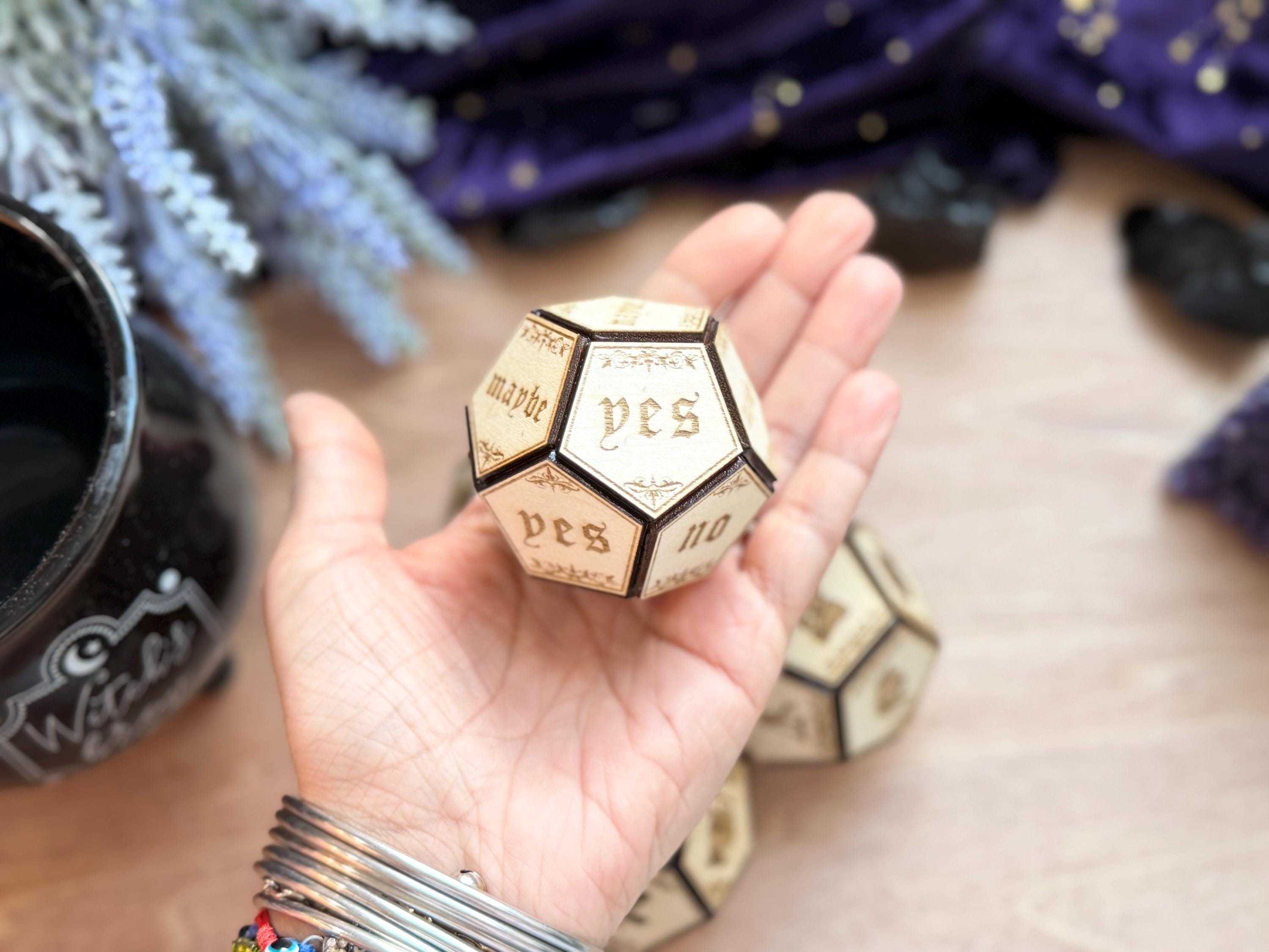 Lenormand Divination Dice Set: Fortune-Telling Spiritual Tool Oracle Die Hand Crafted