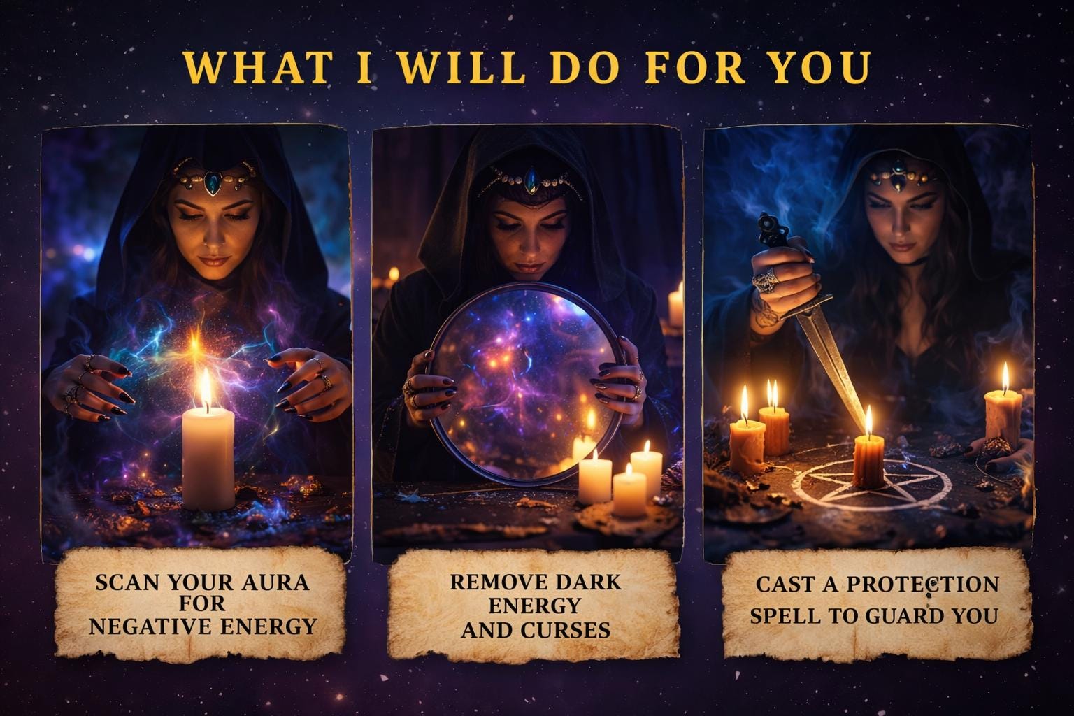 Protection Spell and Reading - Scan Aura For Negative Energy and Psychic Attacks | Banish Dark Energy and Provide Spiritual Shield