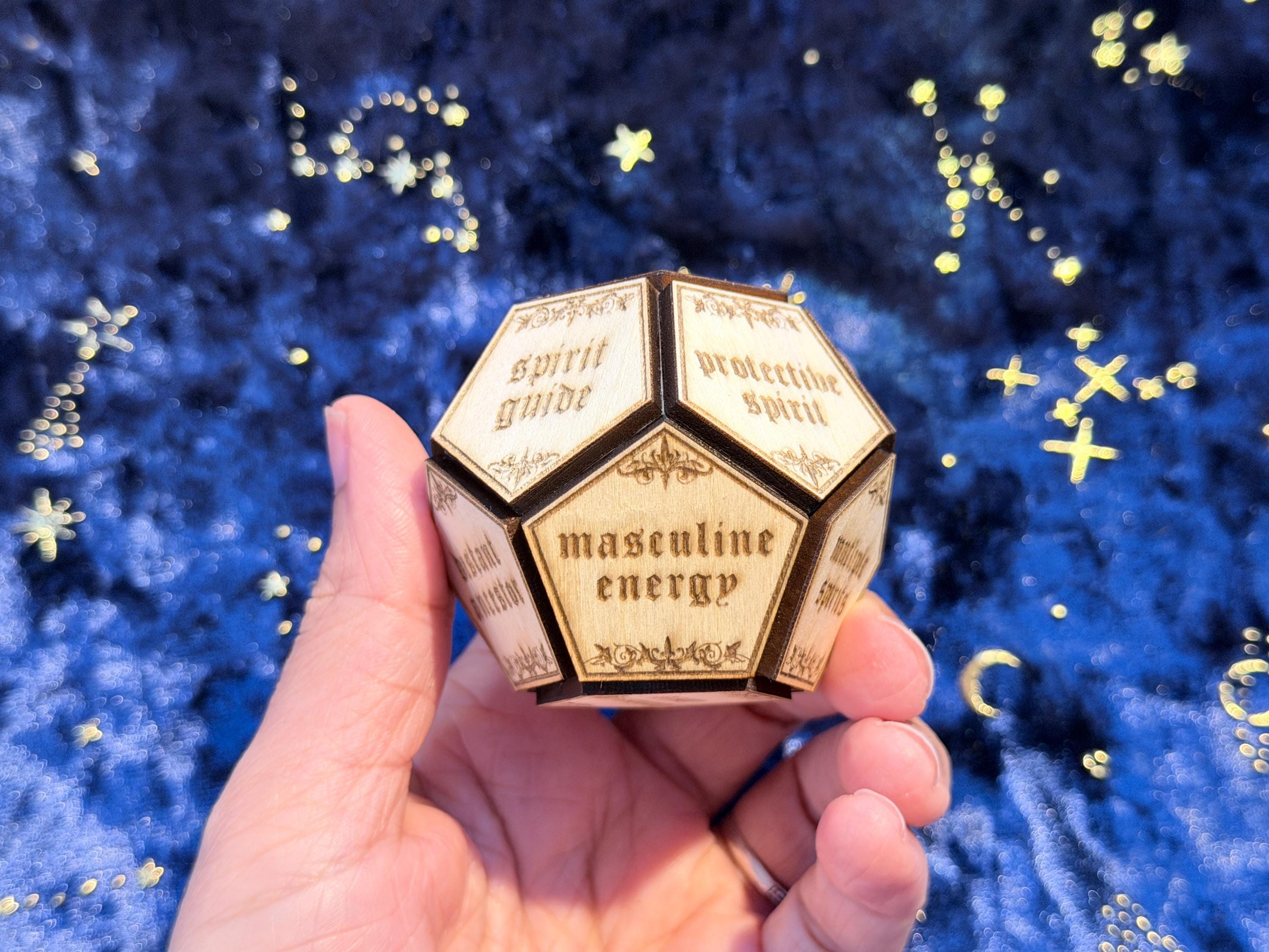 Spirit Communication Dice Set, Mediumship Tools, Psychic Reading Dice, Divination Tool