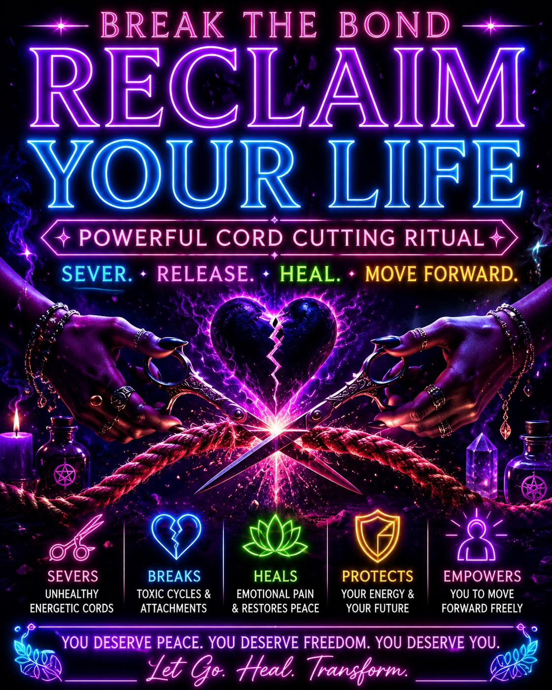 Toxic Attachment Cord Cutting Spell & Separation Ritual