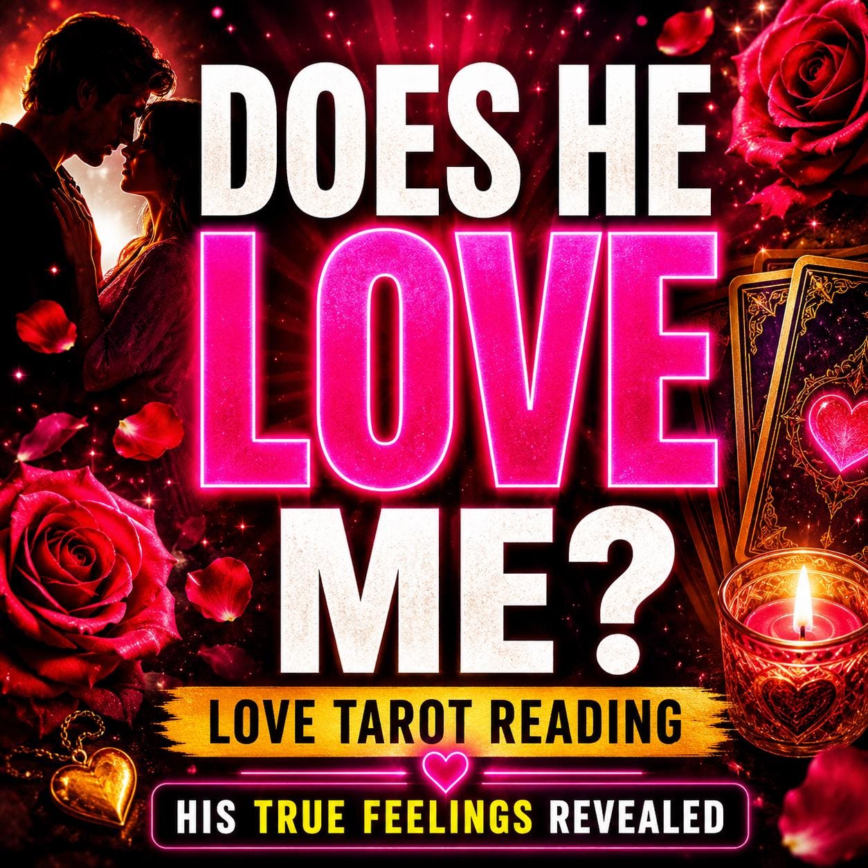 Does He Love Me Tarot Reading | His True Feelings Revealed
