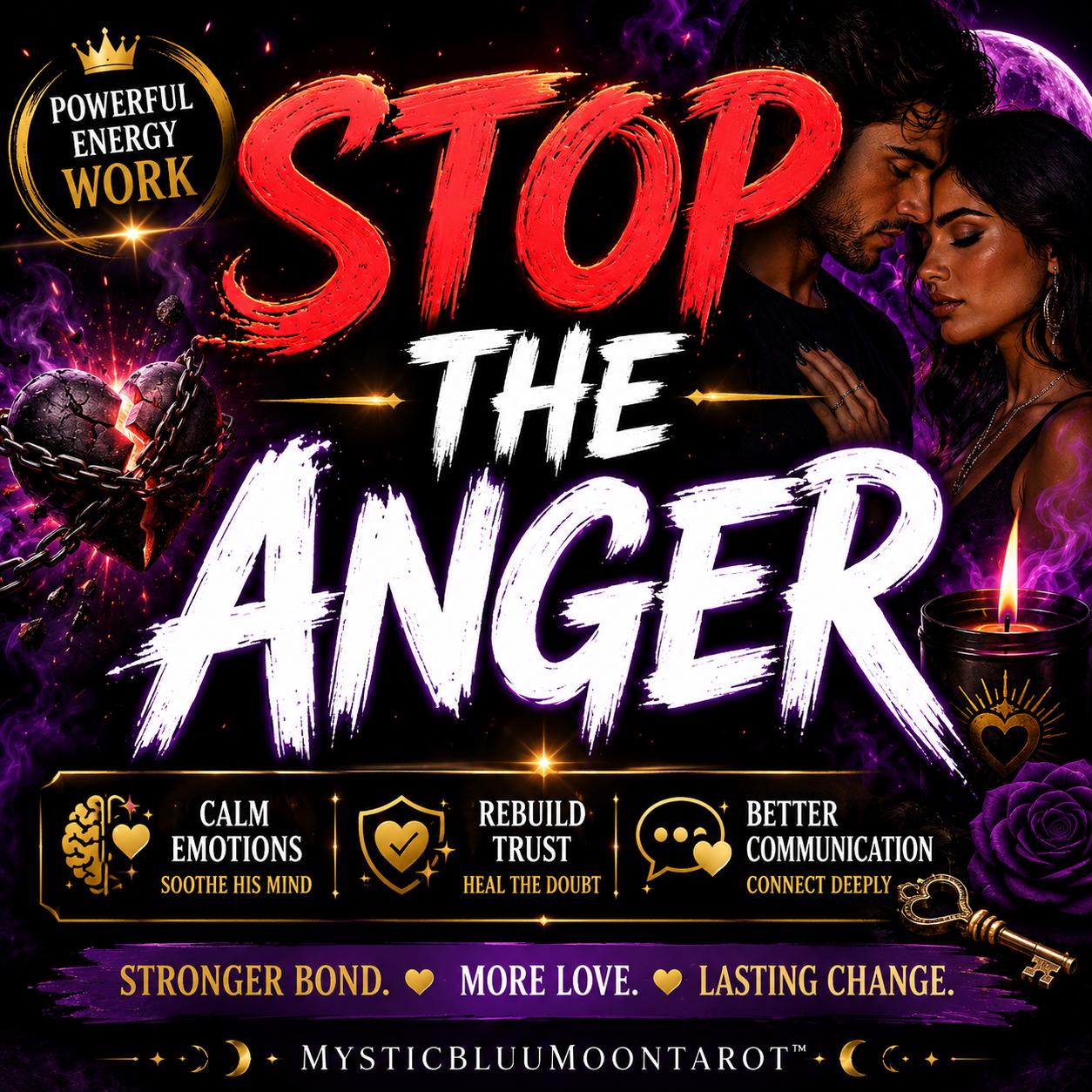 Stop the Anger Spell | Rebuild Trust, Better Communication, Relationship Healing, Emotional Balance Ritual, Love Spell
