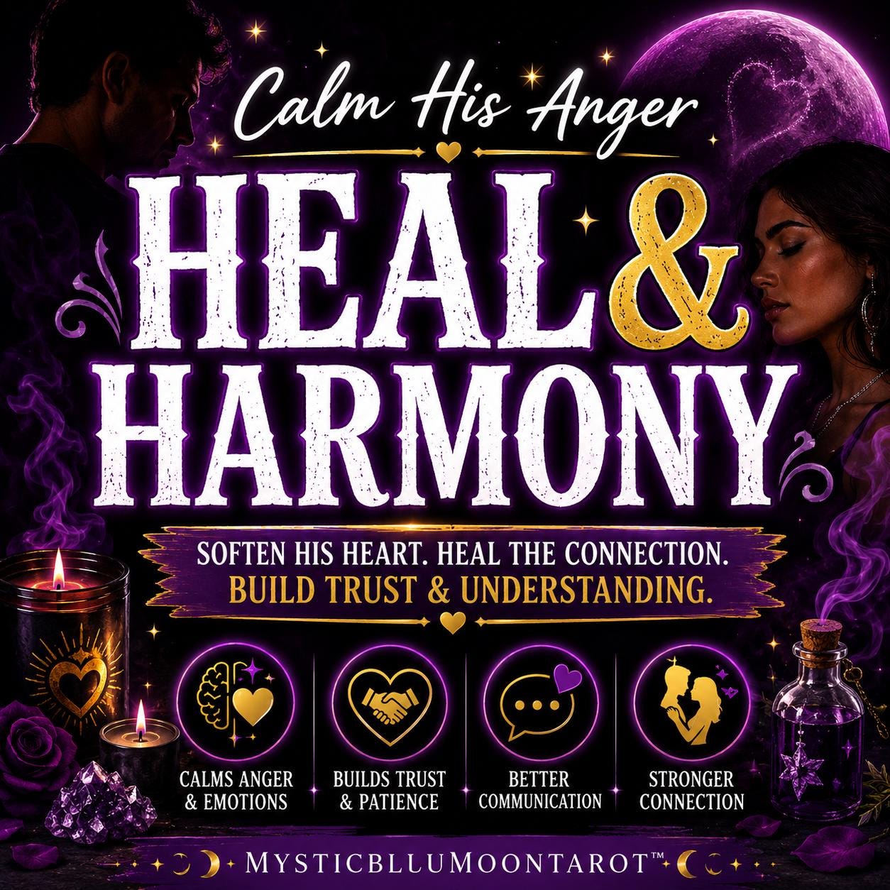 Stop the Anger Spell | Rebuild Trust, Better Communication, Relationship Healing, Emotional Balance Ritual, Love Spell