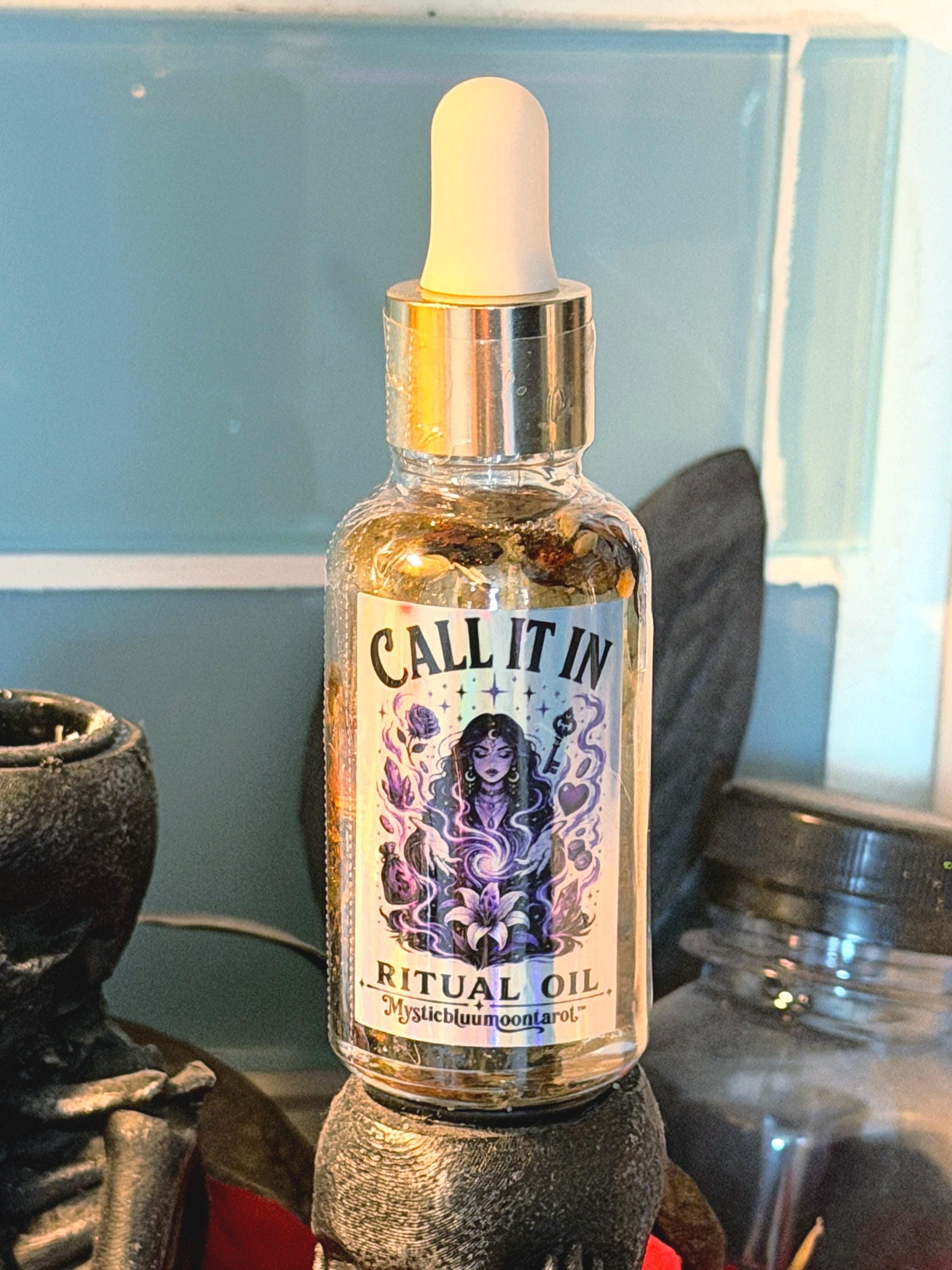 Call It In Ritual Oil 1oz | Used For Manifestation, Attraction, Opportunities, Abundance & Desires | 30ml
