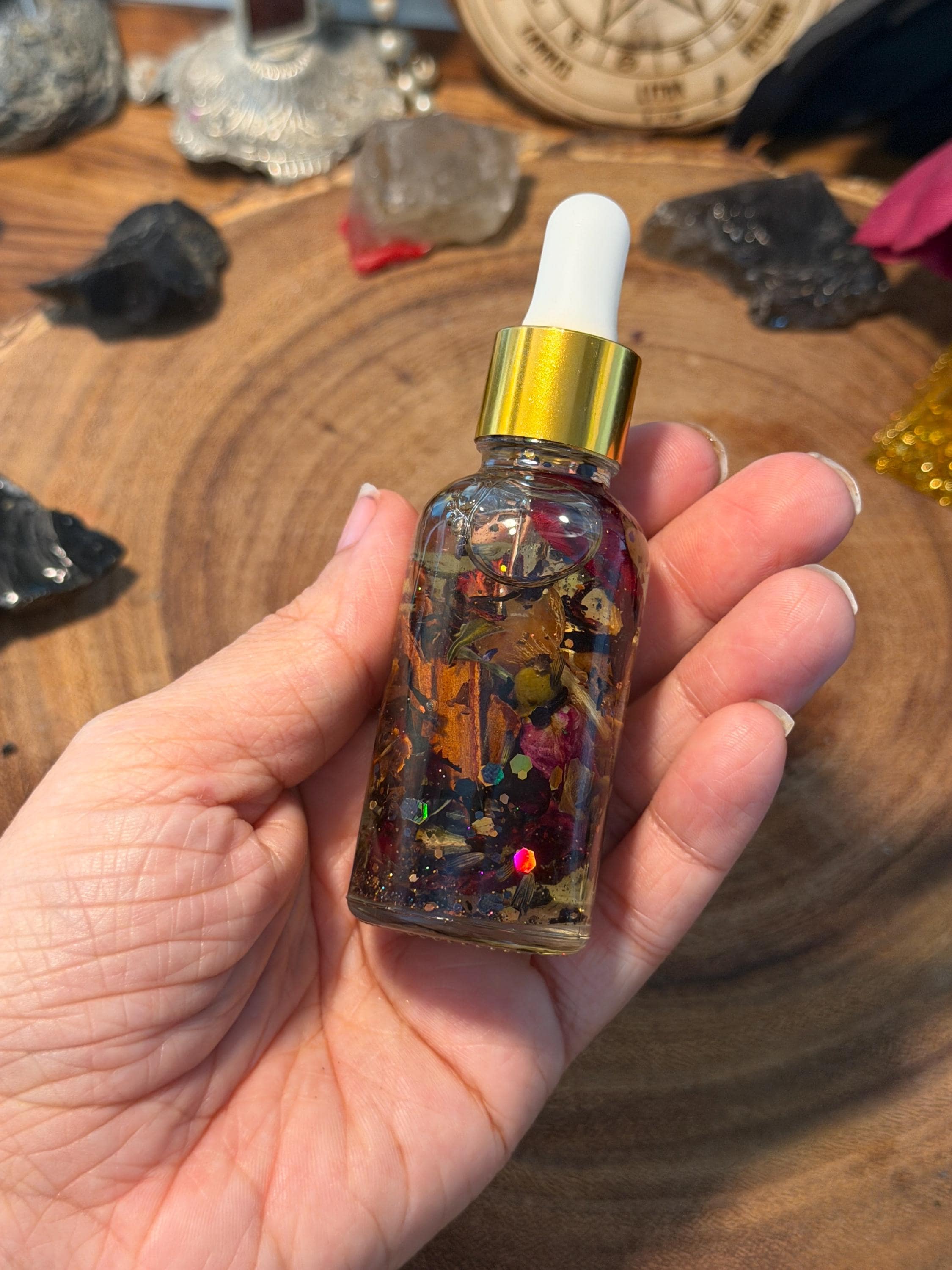 Ritual Oils 1oz | For Spellwork, Manifestation, Protection, Love, Luck & Prosperity | Witchcraft Supplies 30ml | Collection 1