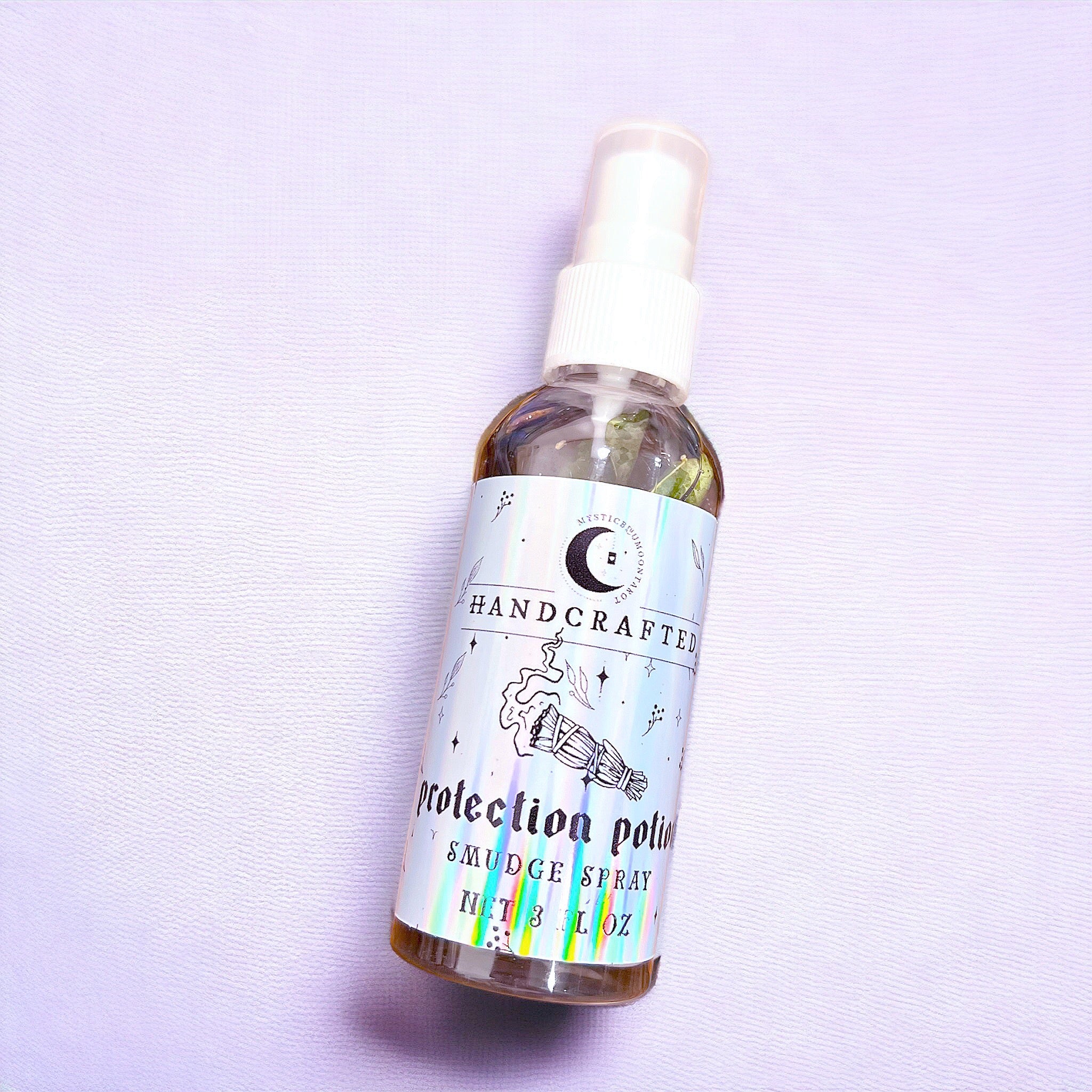 Protection Spray Cleanse: 2oz Smudge Spray - Remove Negative Energy and Purify Your Space